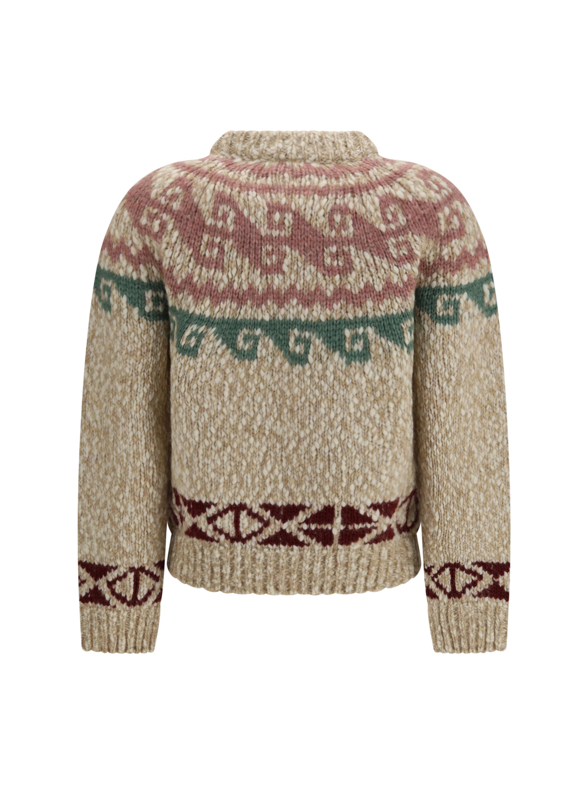 Moncler Grenoble Women Geometric Jacquard Wool-Blend Sweater MONCLER GRENOBLE