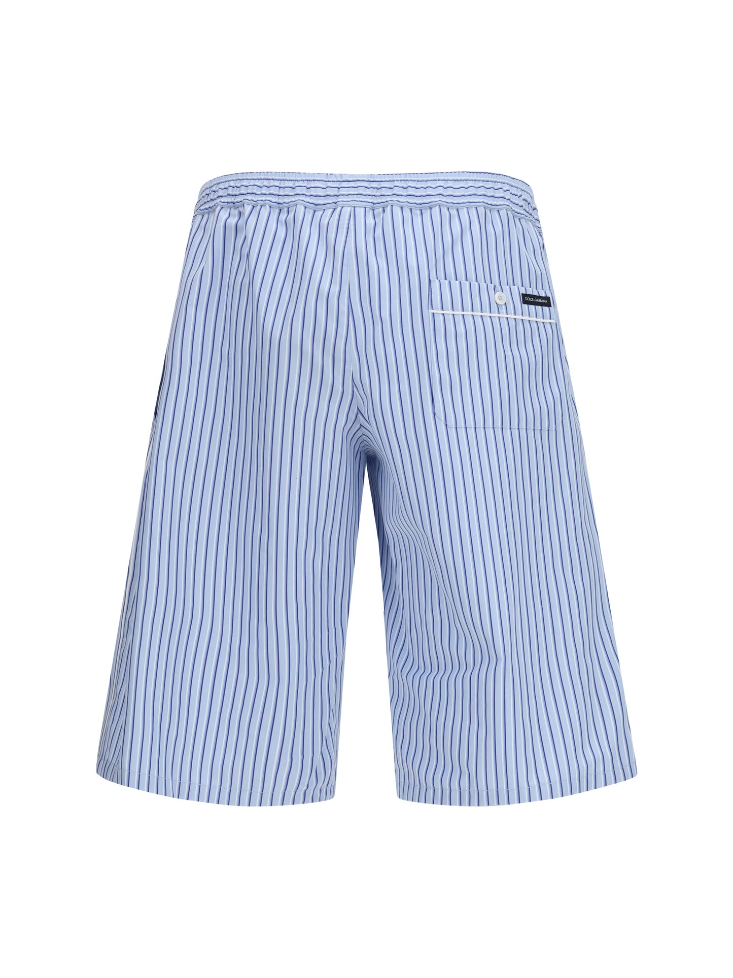 Dolce & Gabbana Men Striped Poplin Shorts DOLCE & GABBANA