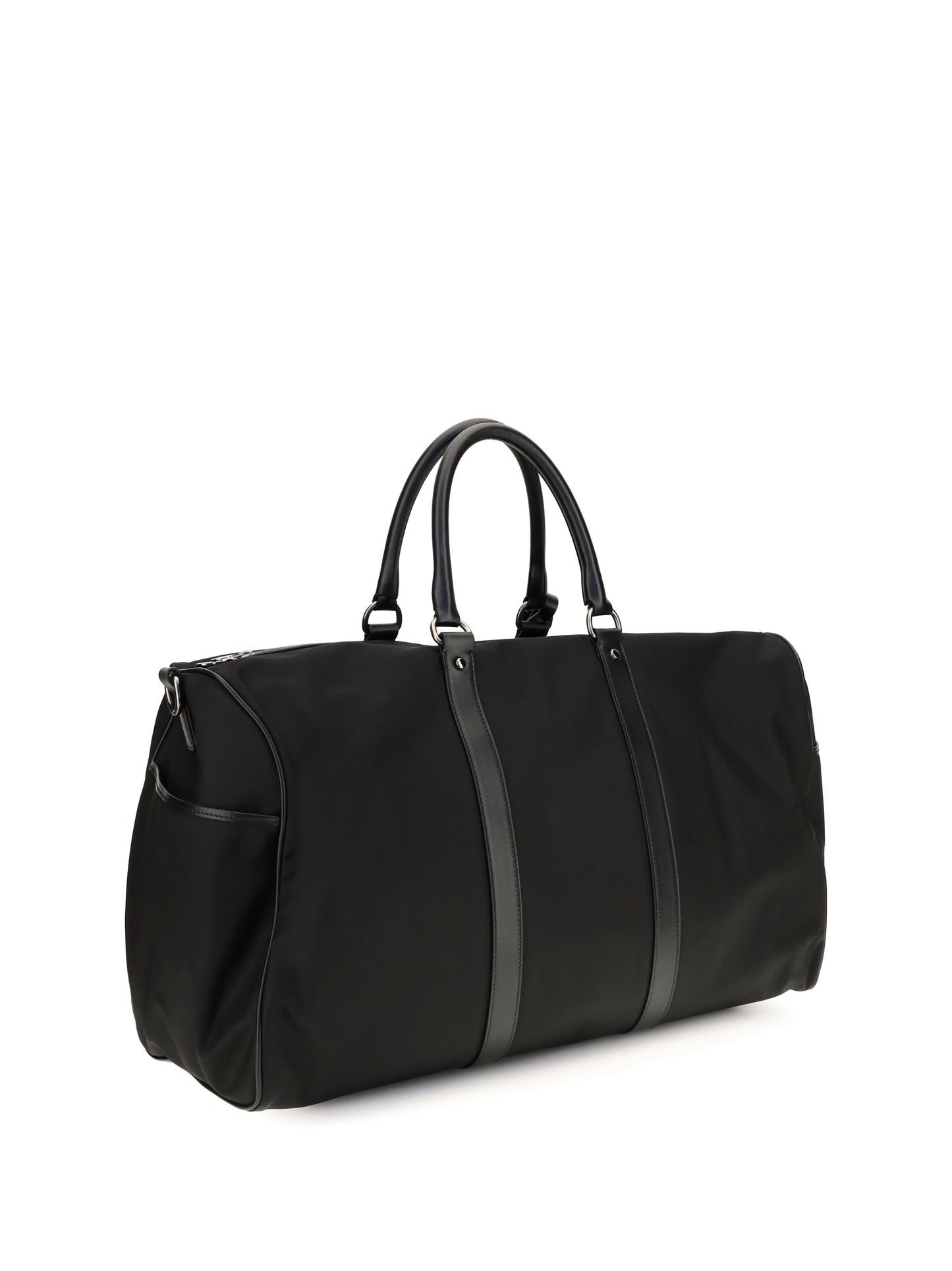 Kiton Men Leather-Trim Travel Duffle Bag KITON