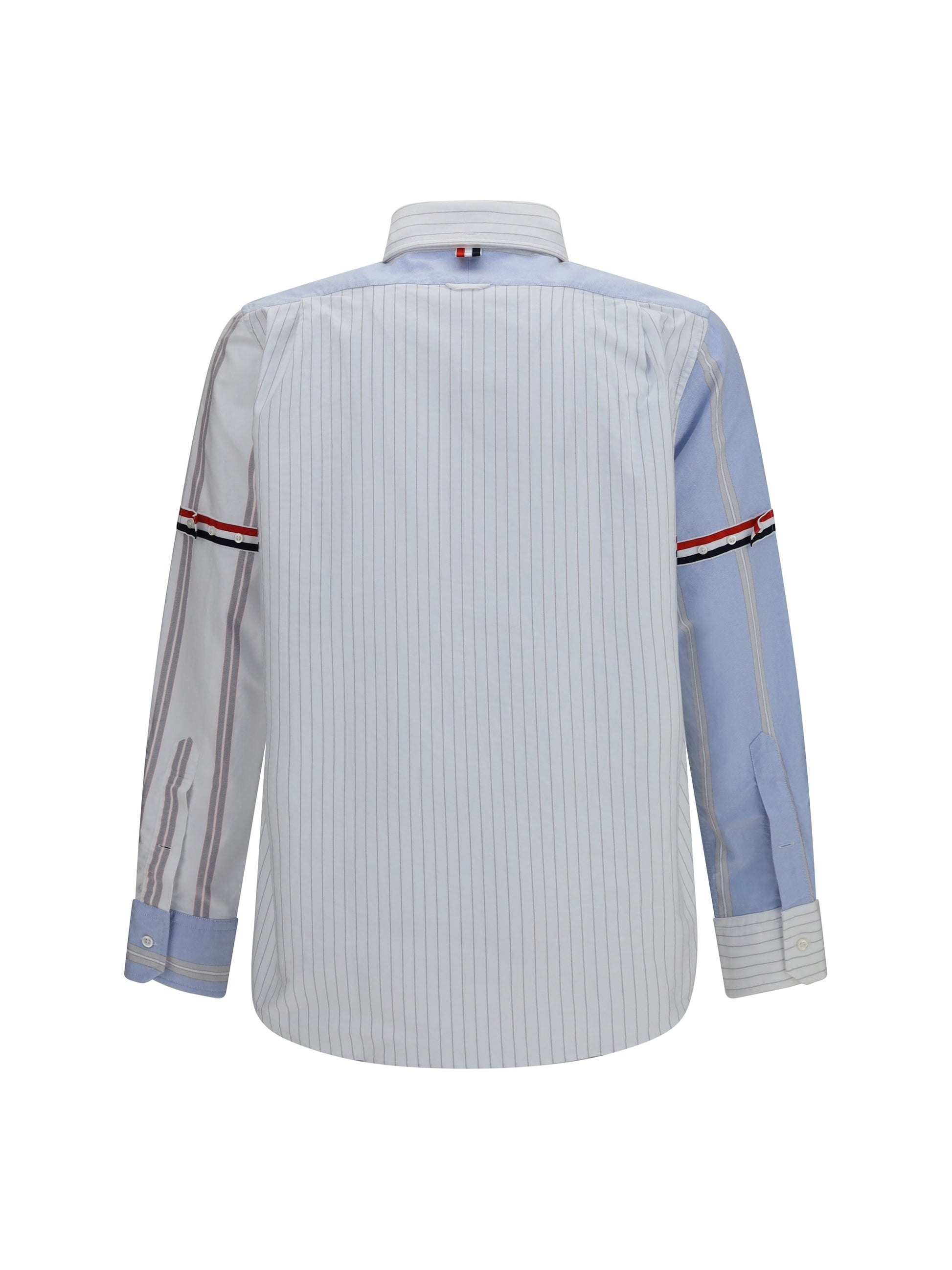 Thom Browne Men Funmix Striped Oxford Shirt THOM BROWNE