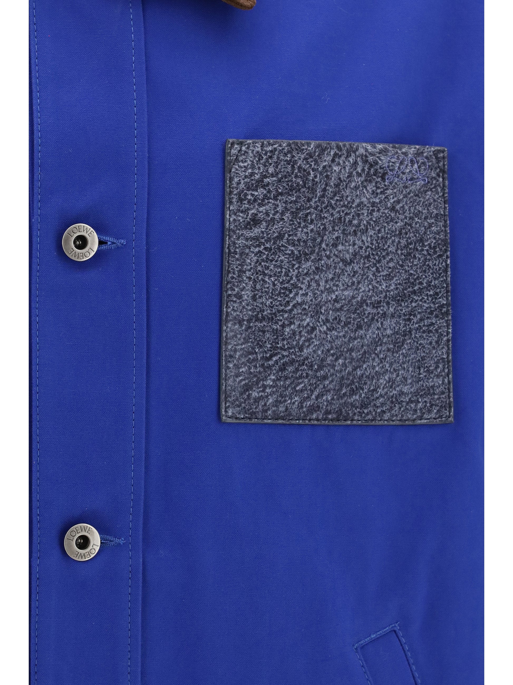 Loewe Men Cotton Workwear Jacket LOEWE