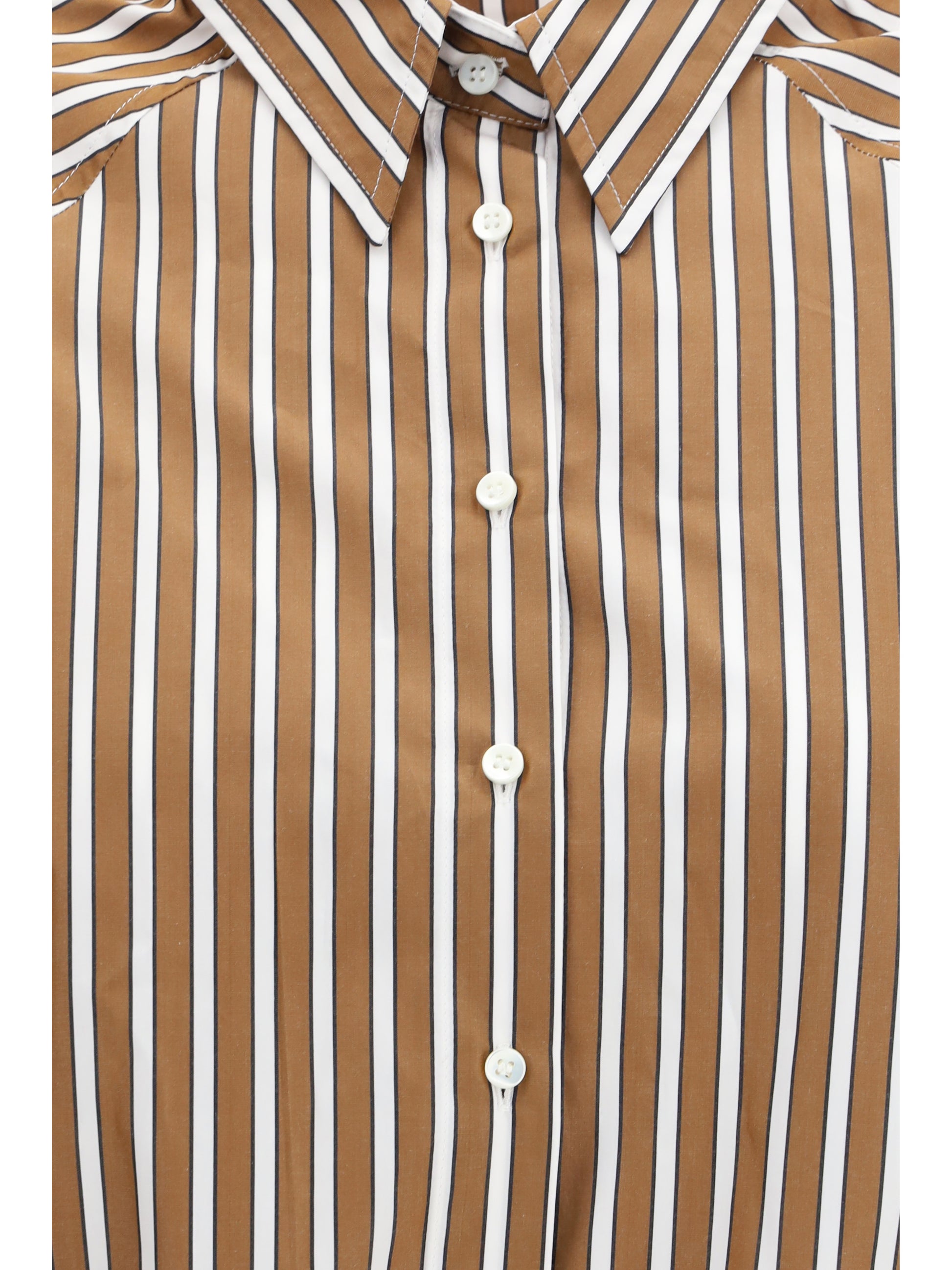 Brunello Cucinelli Women Shadow Stripe Poplin Shirt BRUNELLO CUCINELLI