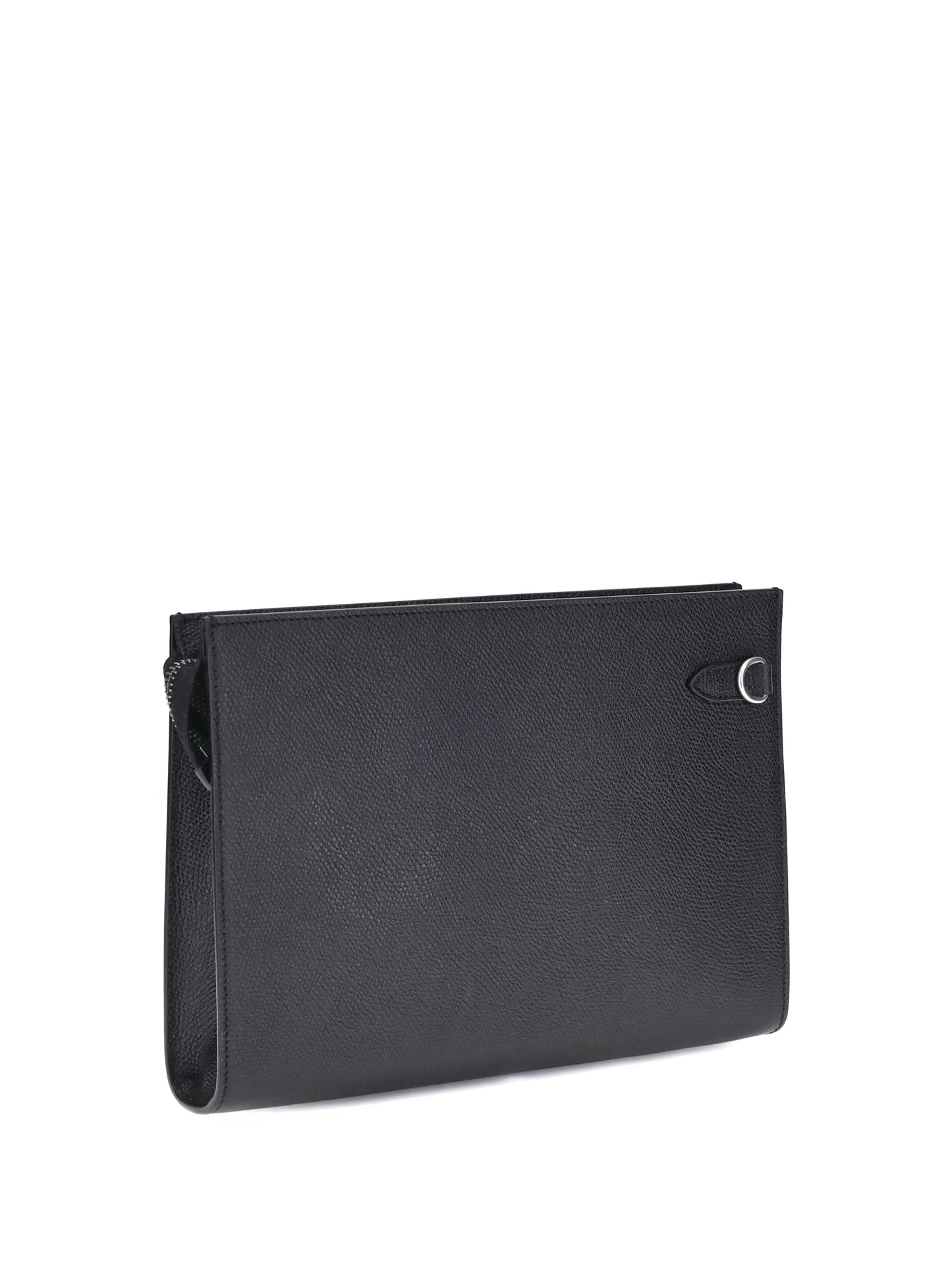 Valentino Garavani Men Pouch | Vlogo Signature | Vit.Soft Grain VALENTINO GARAVANI