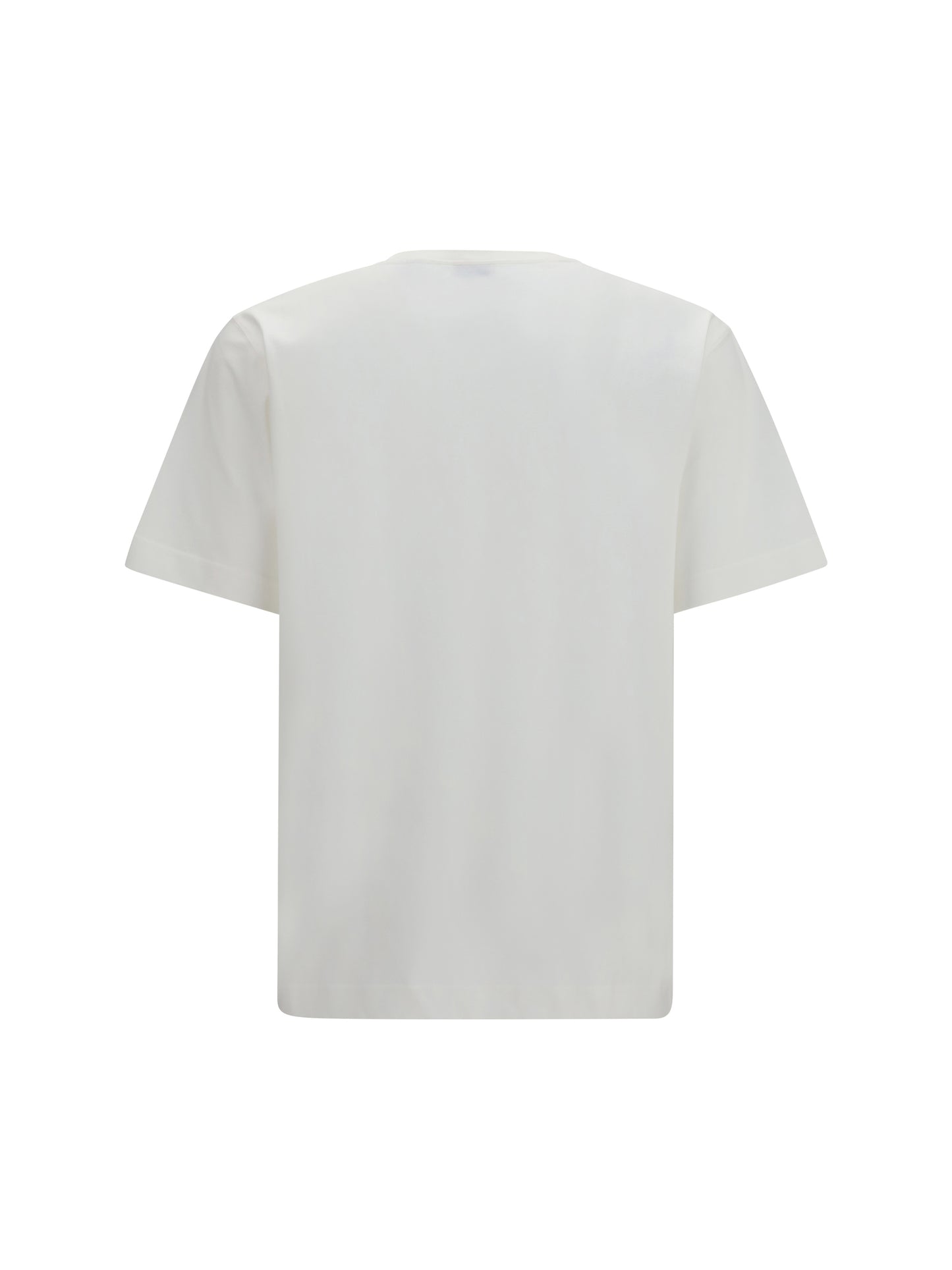 Burberry Men Check Cotton T-Shirt BURBERRY