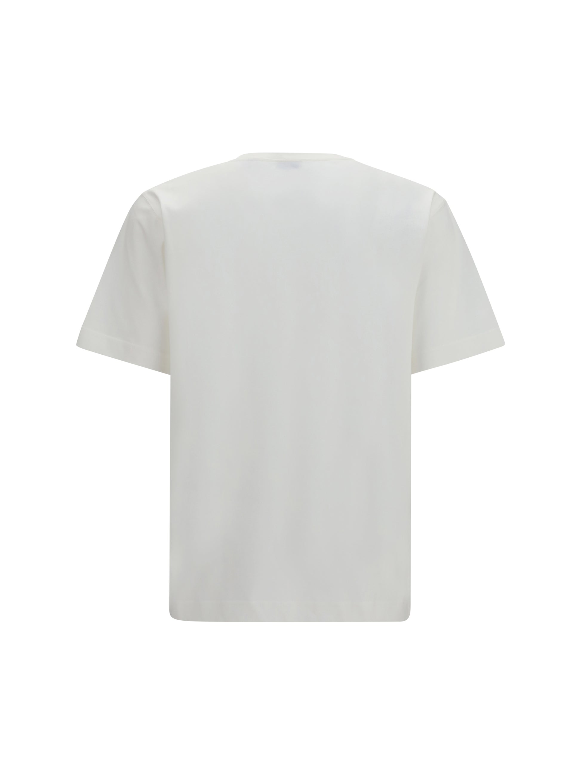 Burberry Men Check Cotton T-Shirt BURBERRY