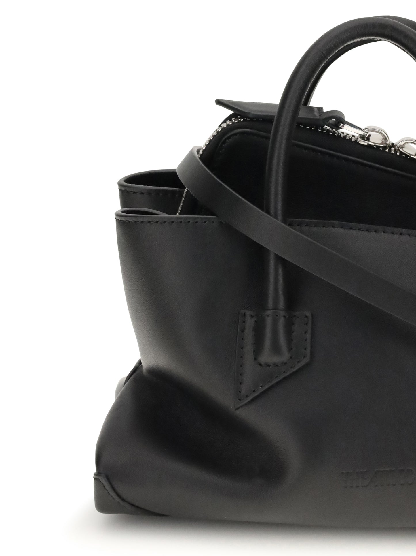The Attico Women La Passeggiata Mini Leather Handbag THE ATTICO