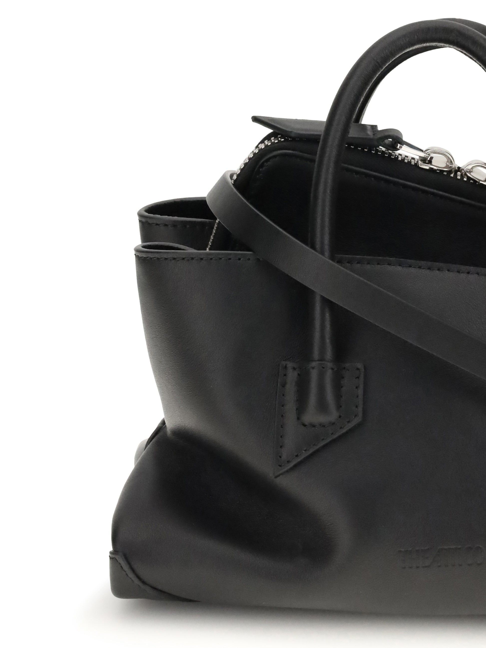 The Attico Women La Passeggiata Mini Leather Handbag THE ATTICO