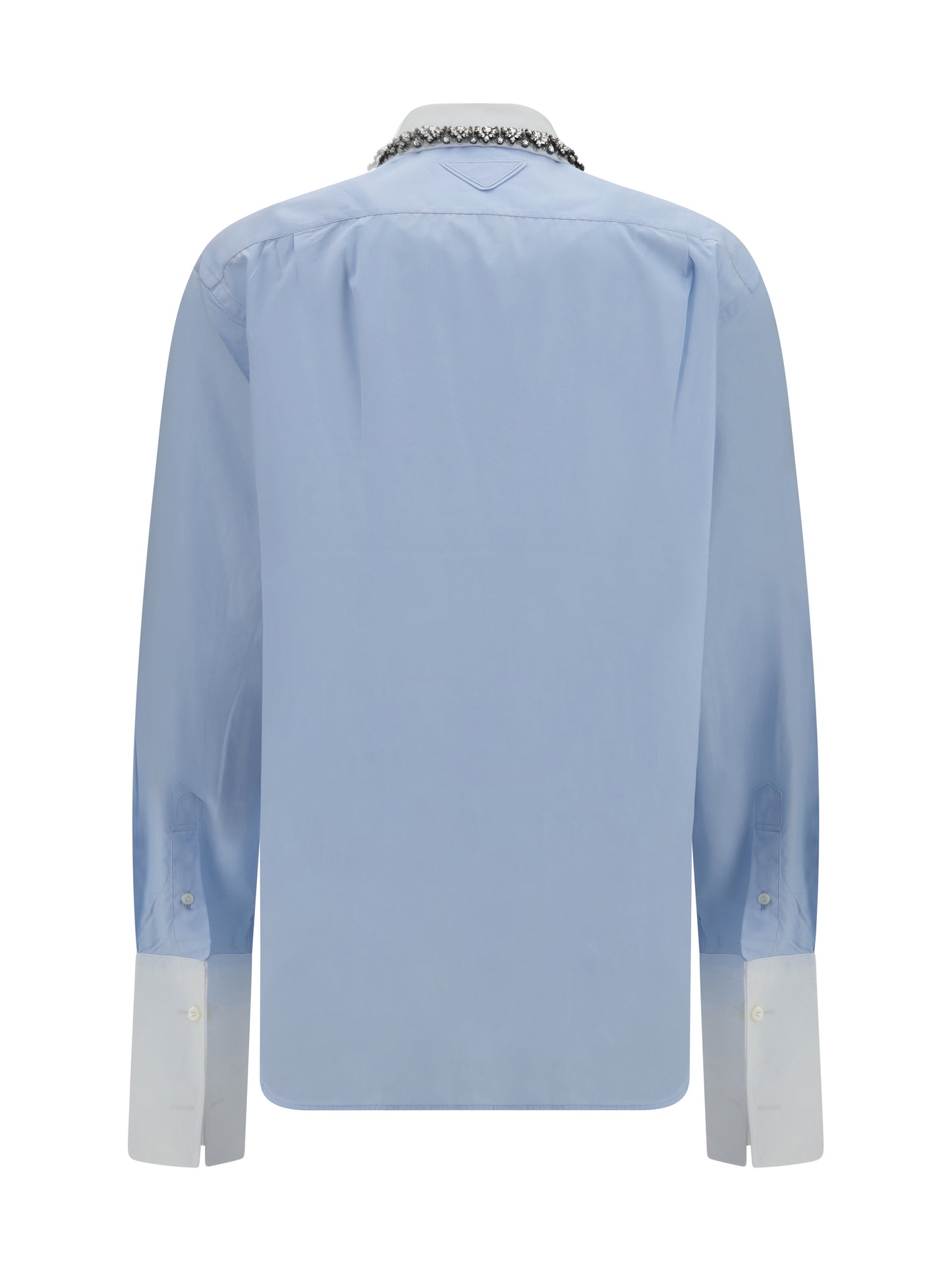 Prada Women Jewel-Embellished Collar Shirt PRADA