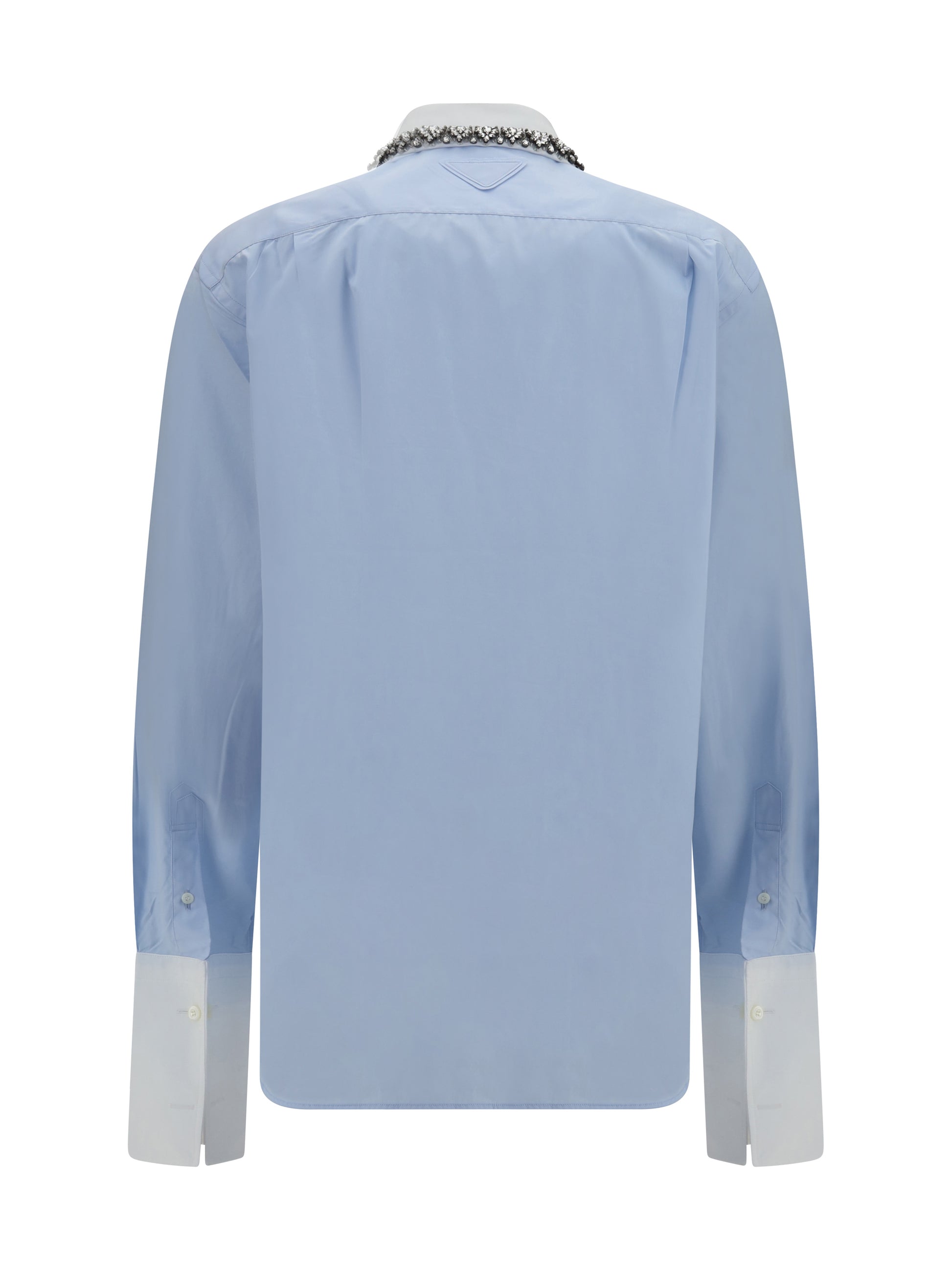 Prada Women Jewel-Embellished Collar Shirt PRADA