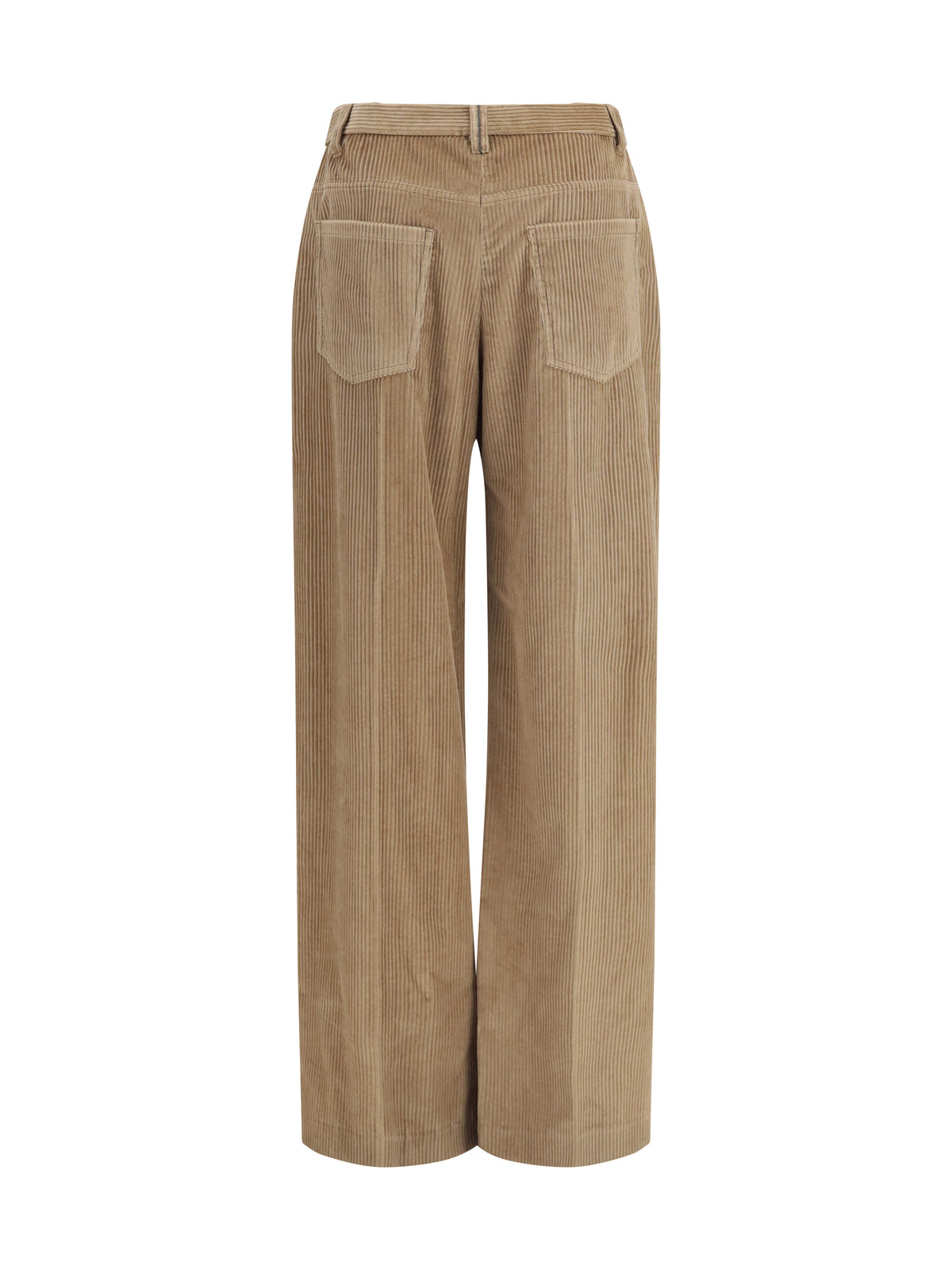 Brunello Cucinelli Women Cotton Velvet Pants BRUNELLO CUCINELLI