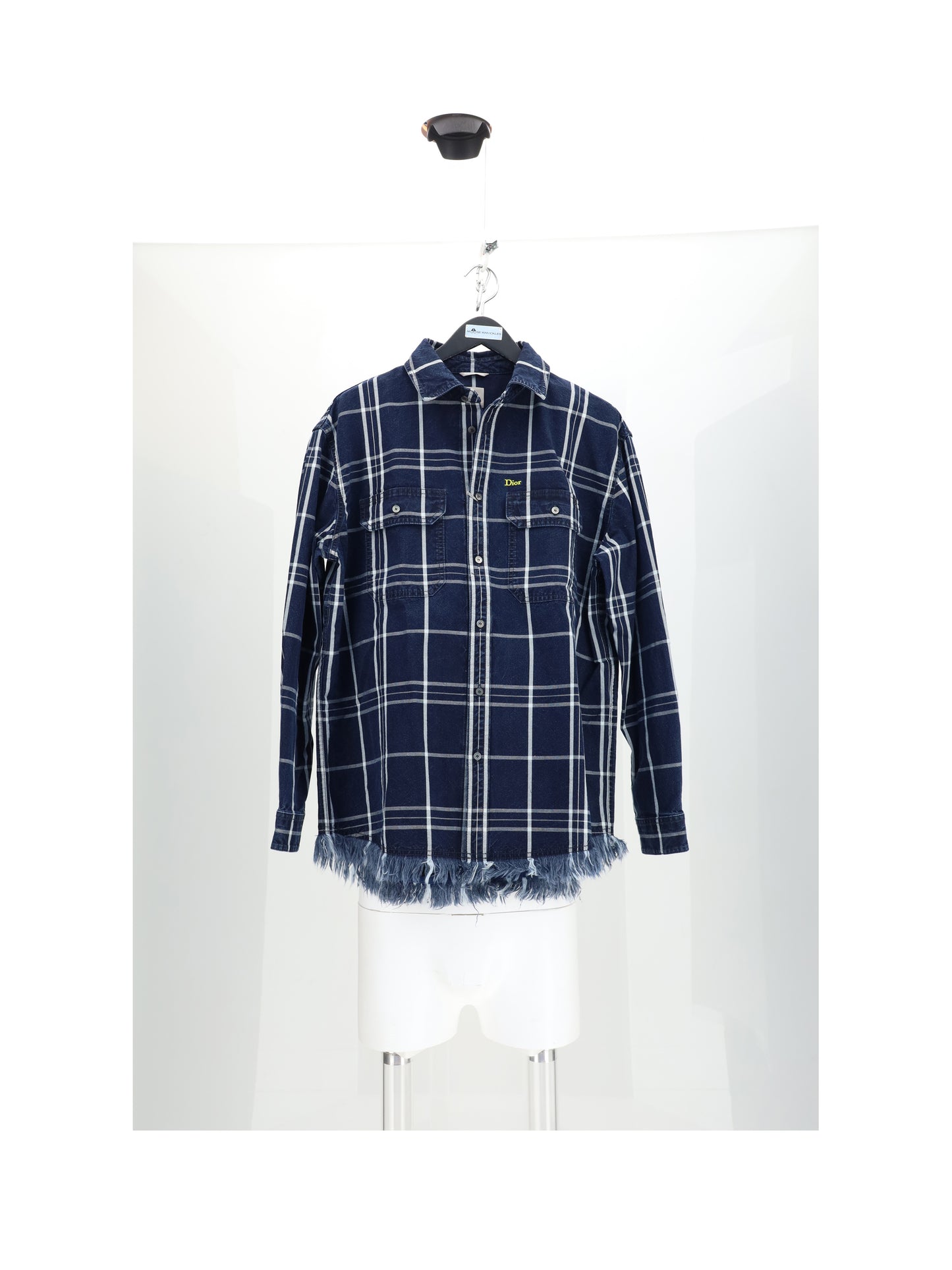 Dior Homme Men Shirt Check Con Fondo Sfrangiato CHRISTIAN DIOR