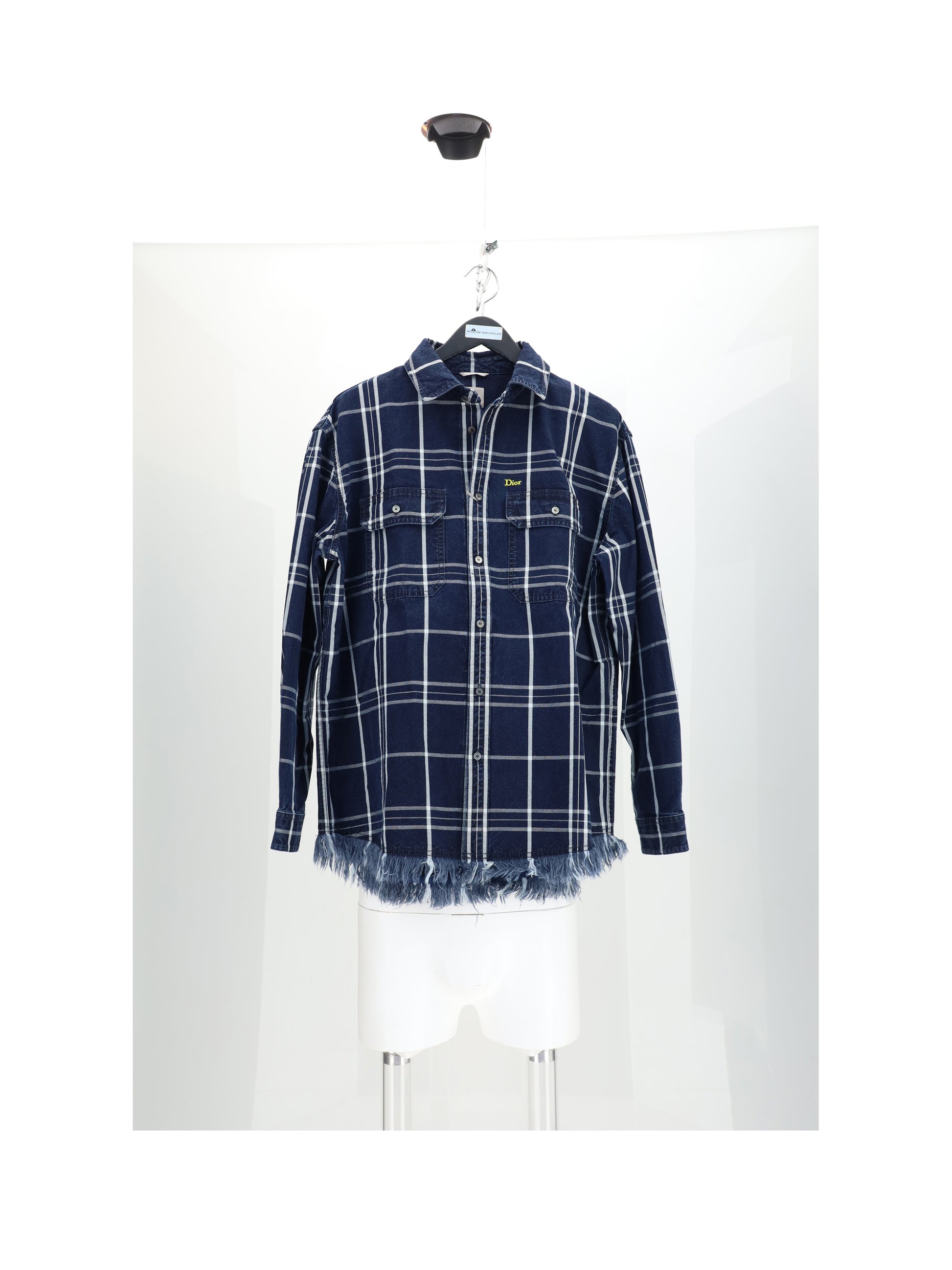 Dior Homme Men Shirt Check Con Fondo Sfrangiato CHRISTIAN DIOR