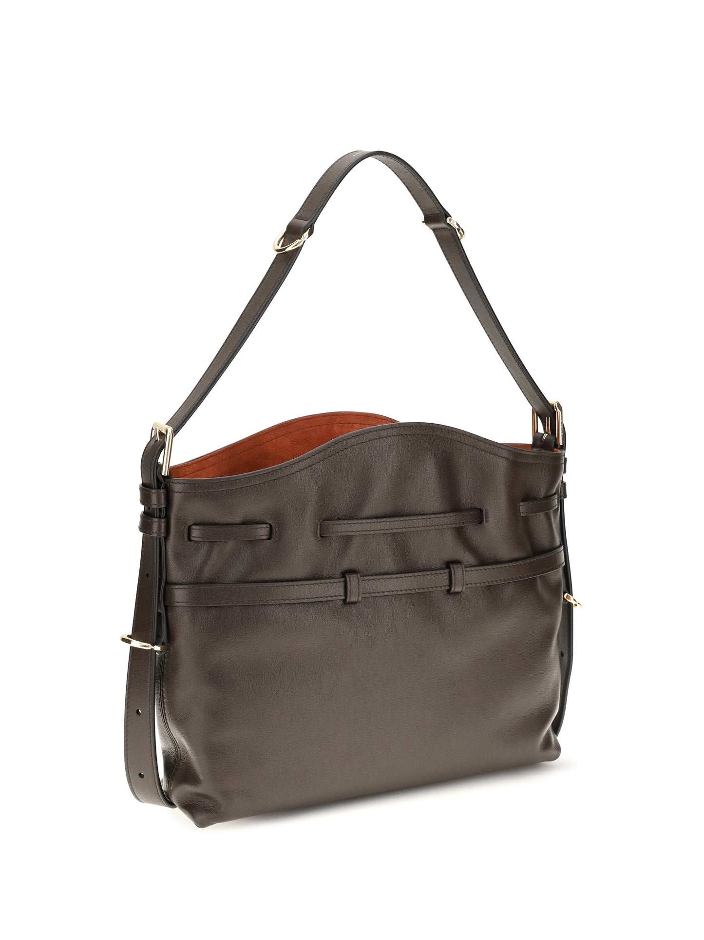 Givenchy Women Small Voyou Bucket Handbag In Glossy Leather GIVENCHY