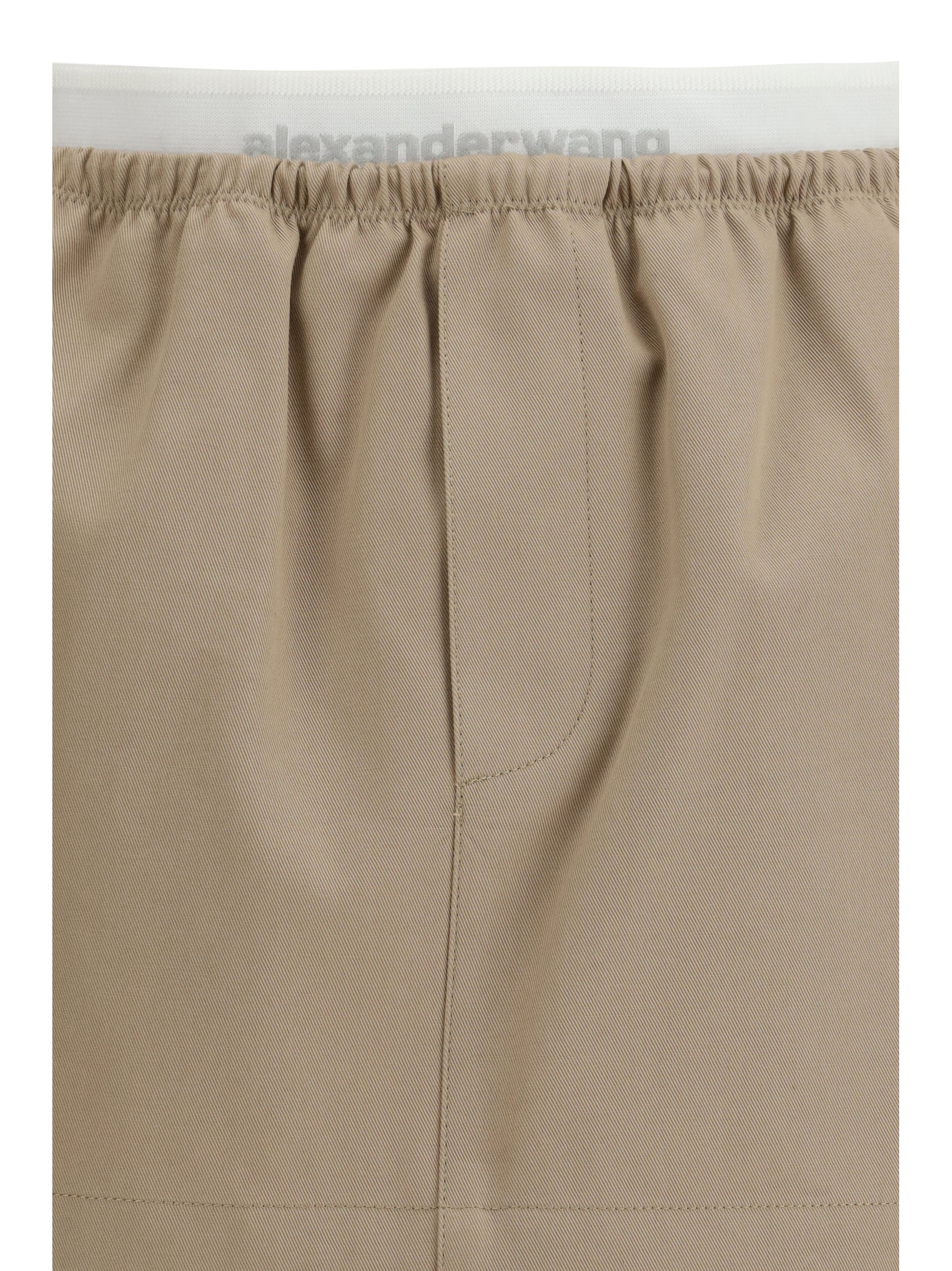 Alexander Wang Women Drawstring Mini Skirt ALEXANDER WANG