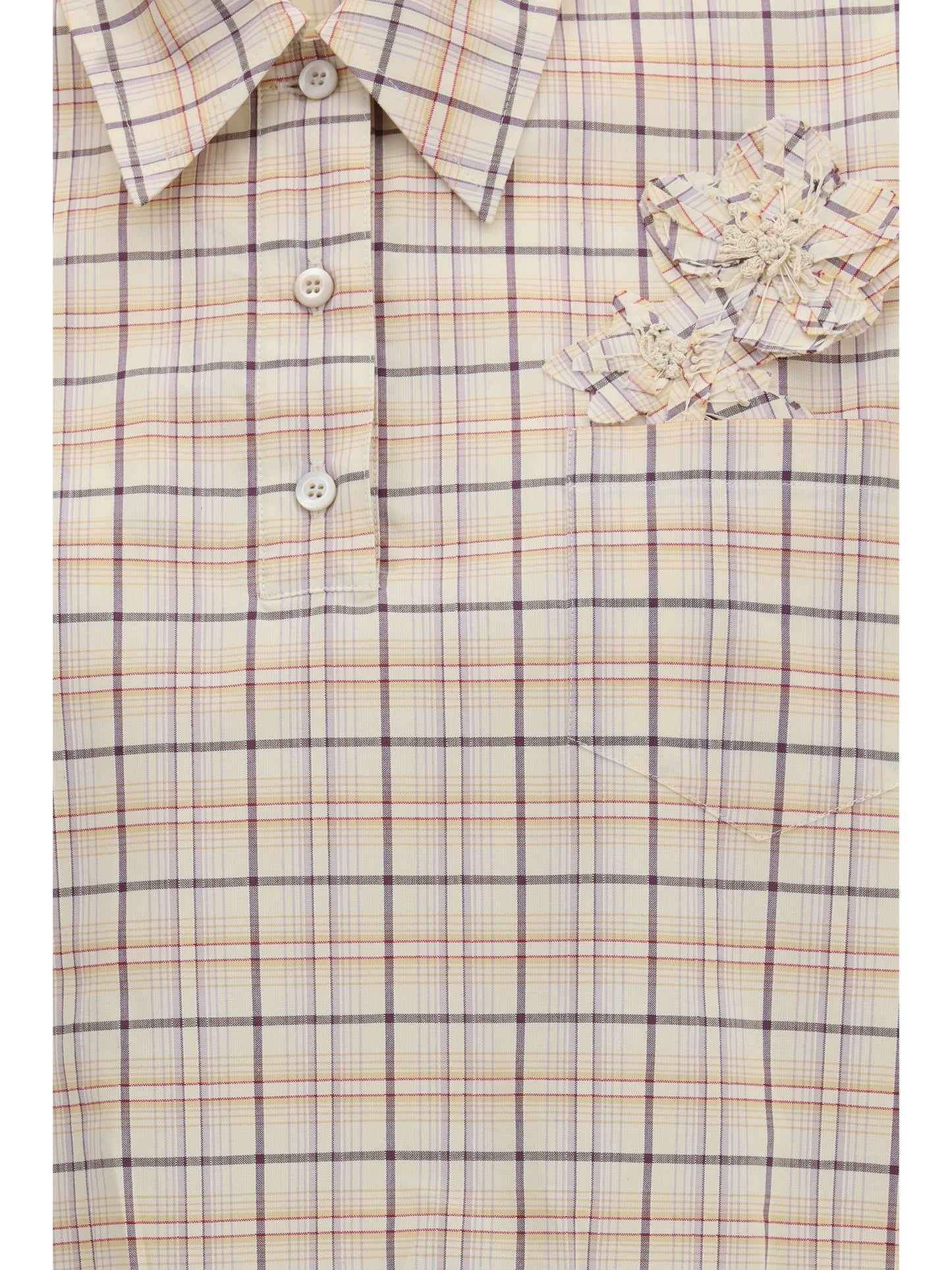 Prada Women Checked Poplin Shirt PRADA