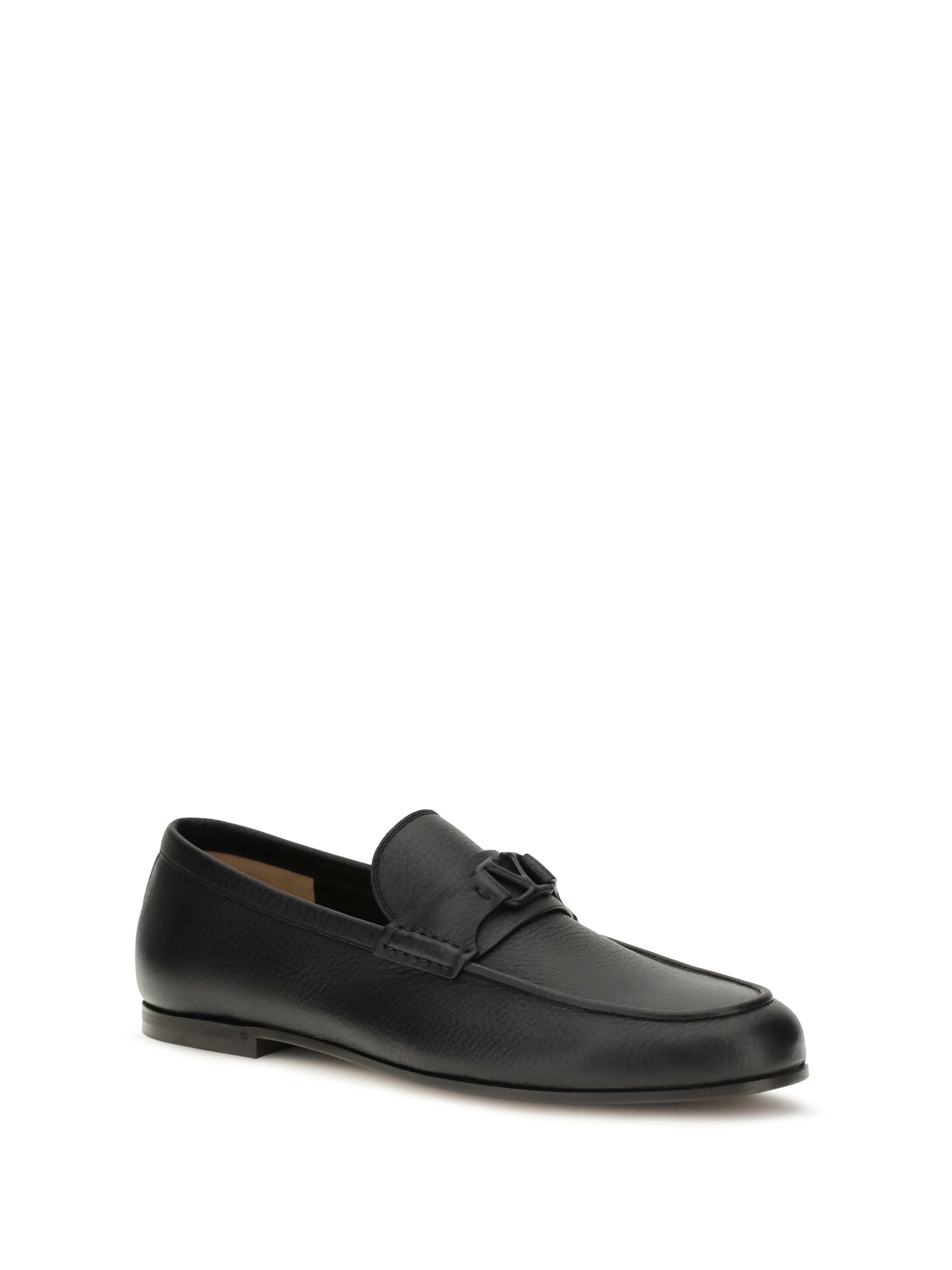 Valentino Garavani Men Vlogo Signature Loafers In Deer Leather VALENTINO GARAVANI