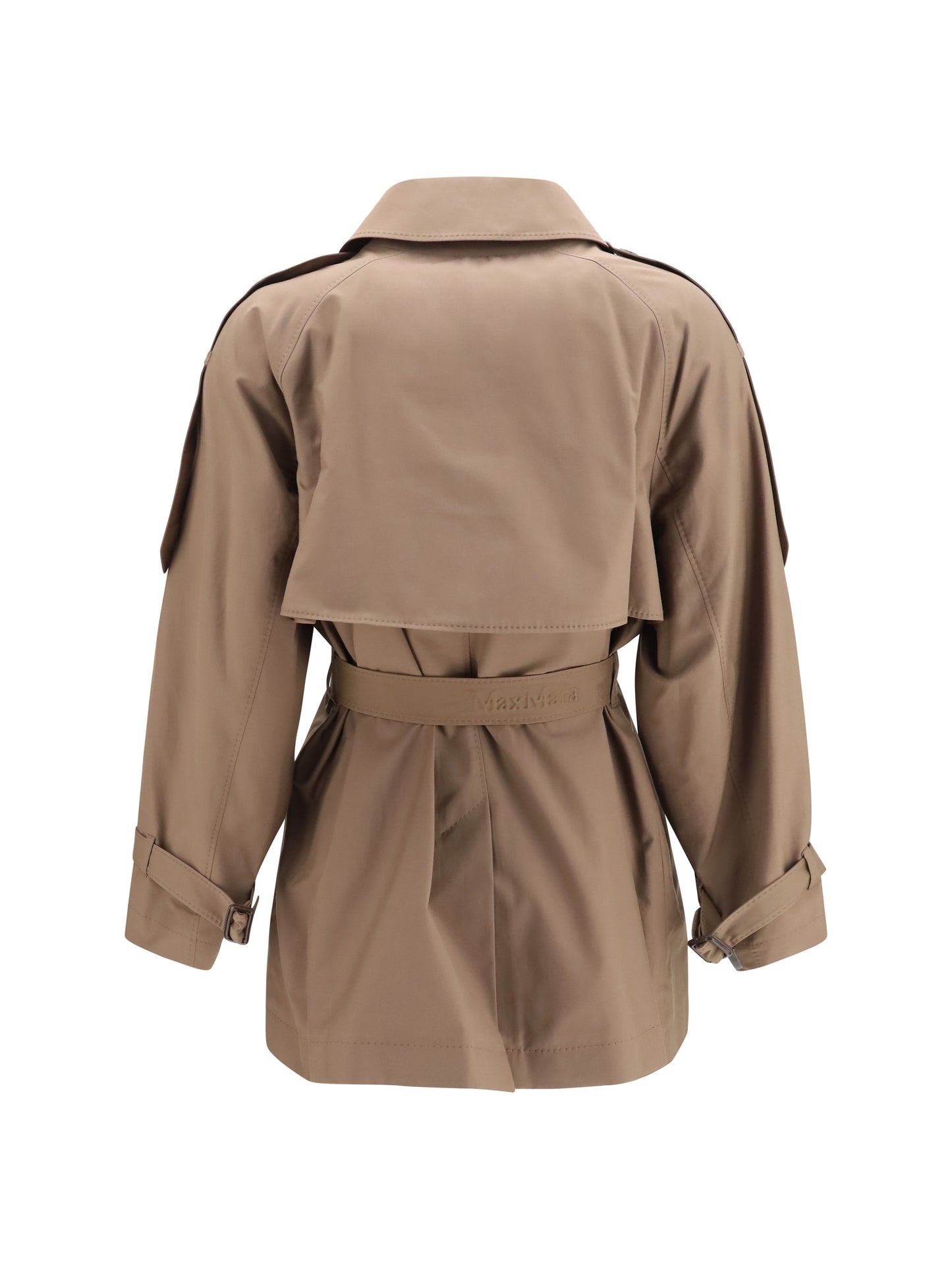 Max Mara The Cube Women Short Water Repellent Twill Trench Coat MAX MARA THE CUBE
