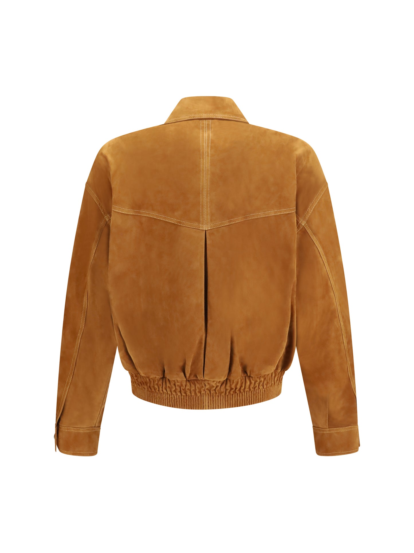 Versace Men Leather Button Jacket VERSACE