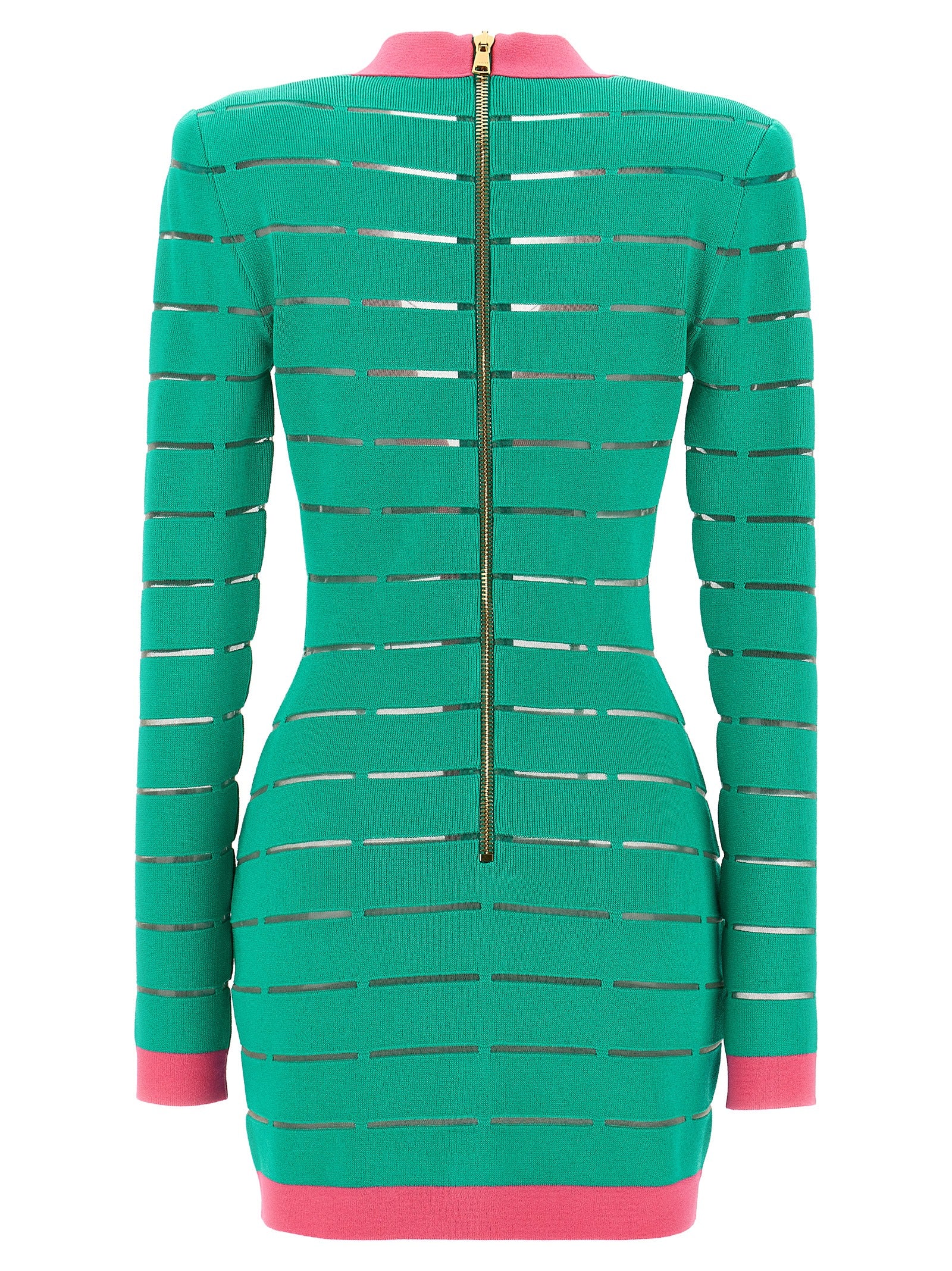 Balmain Women Two-Tone Knit Dress BALMAIN