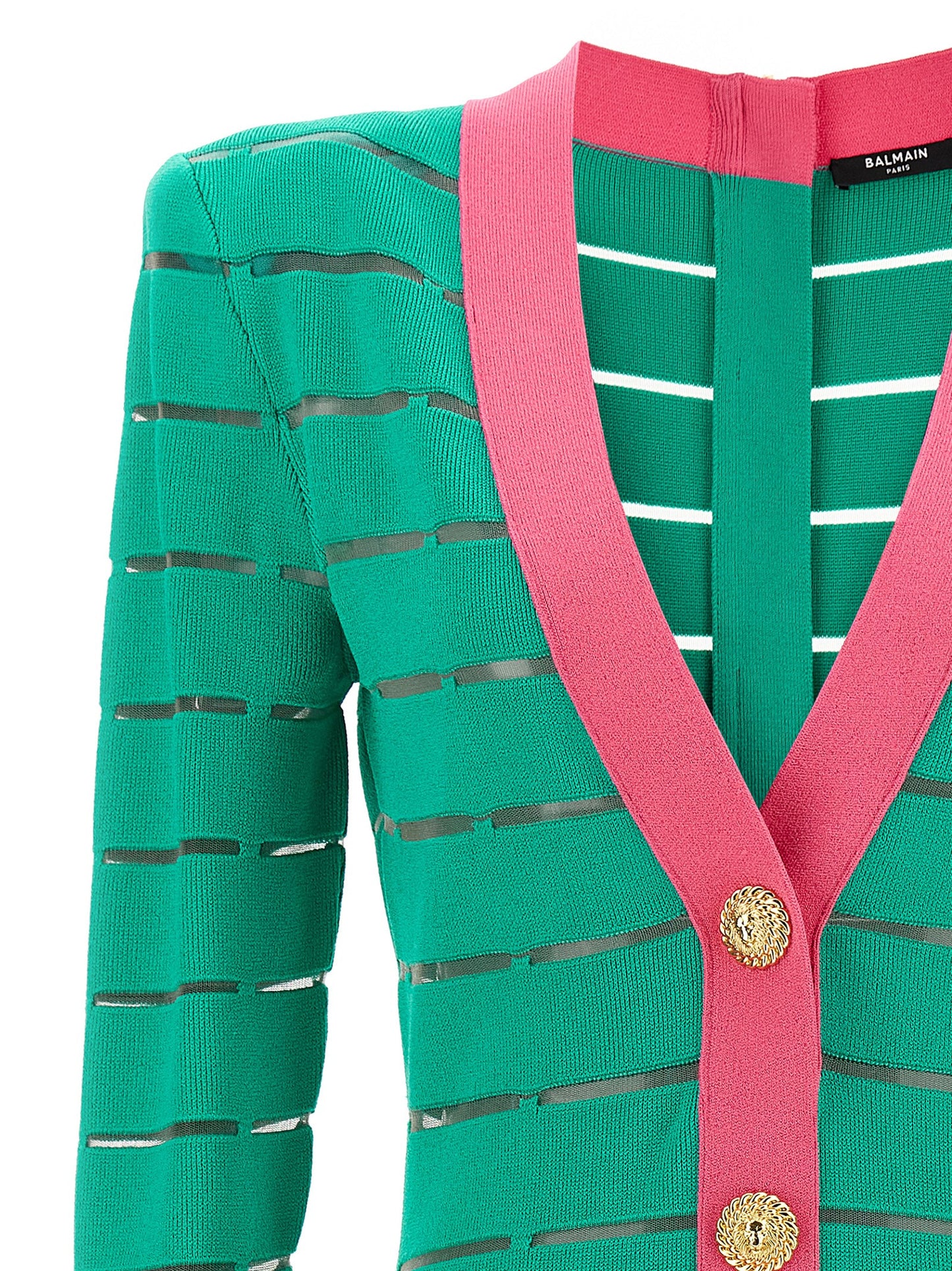 Balmain Women Two-Tone Knit Dress BALMAIN