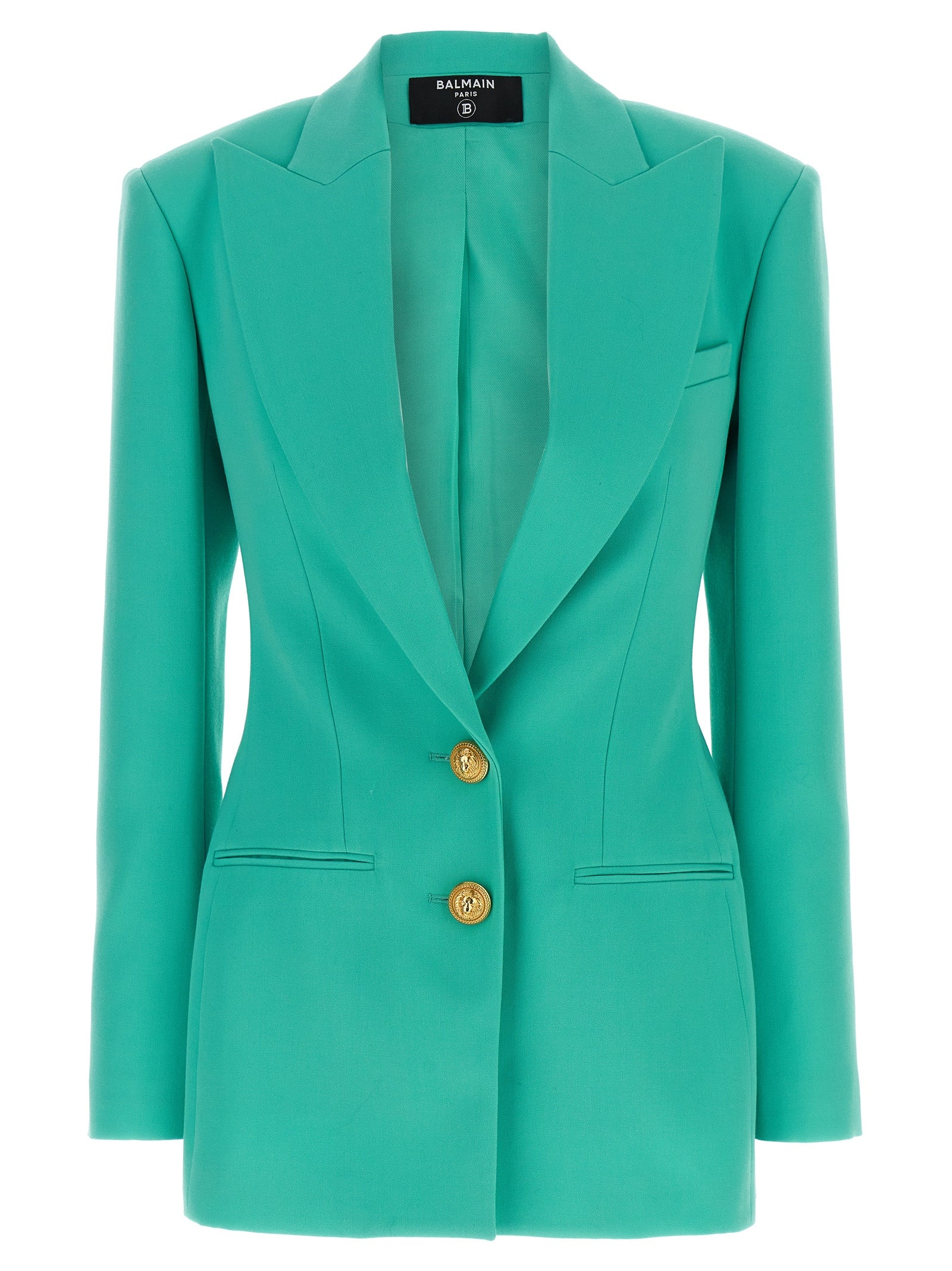 Balmain Women Logo Button Double-Breasted Blazer BALMAIN