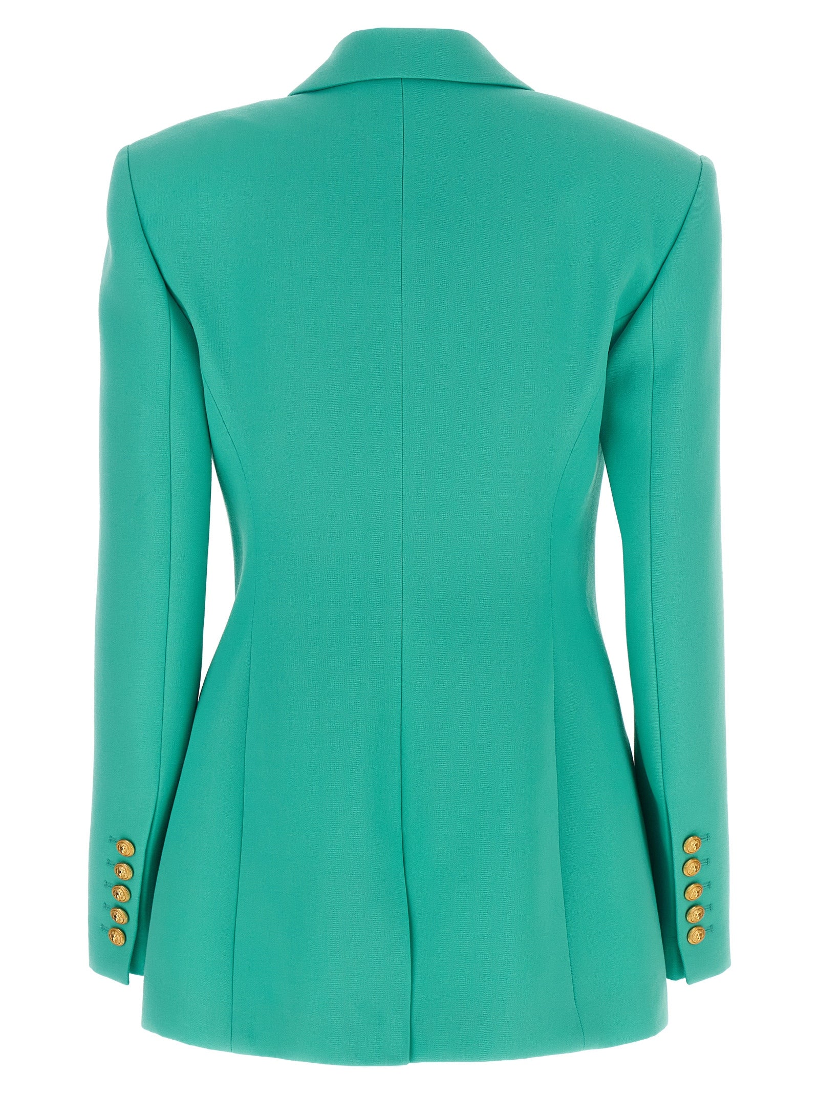Balmain Women Logo Button Double-Breasted Blazer BALMAIN