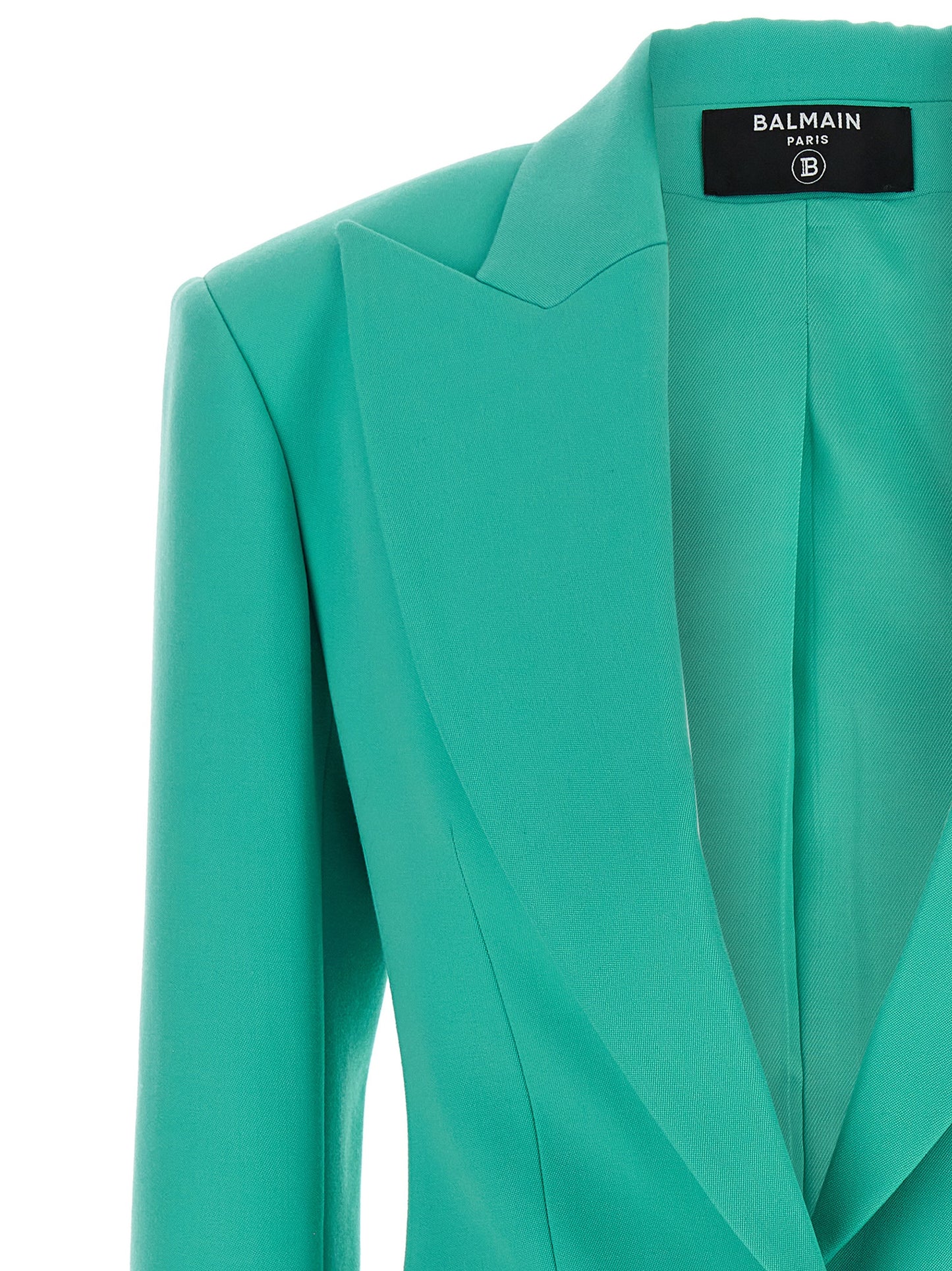 Balmain Women Logo Button Double-Breasted Blazer BALMAIN
