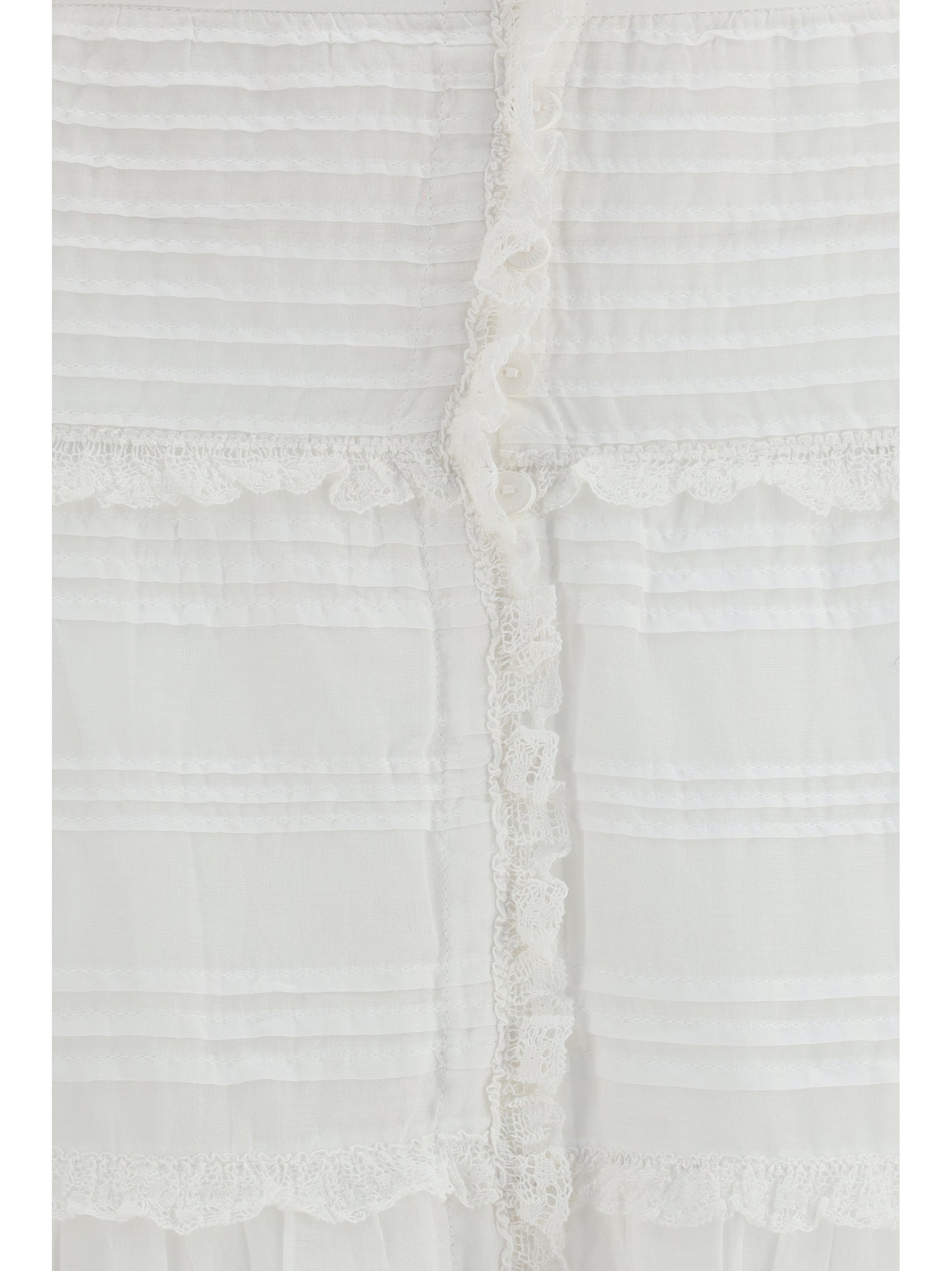 Marant Etoile Women Paoline Long Cotton Skirt ISABEL MARANT ETOILE