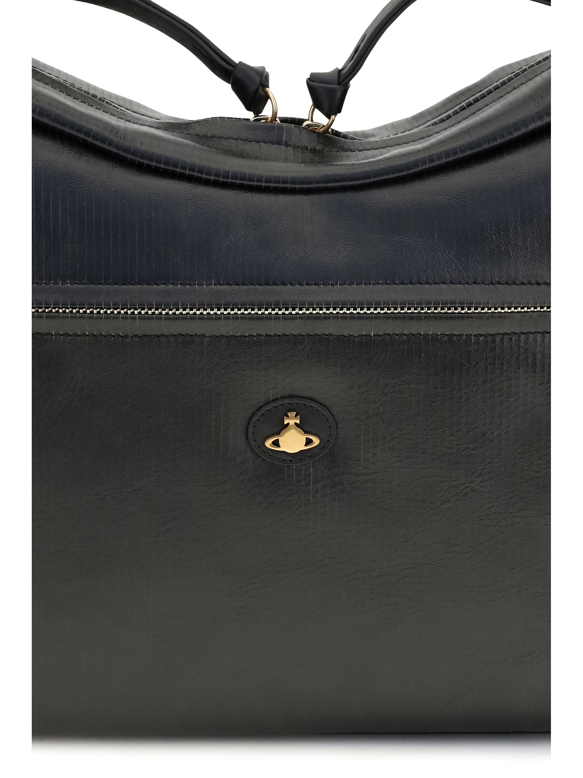 Vivienne Westwood Women Large Dolce Textured Leather Shoulder Bag VIVIENNE WESTWOOD