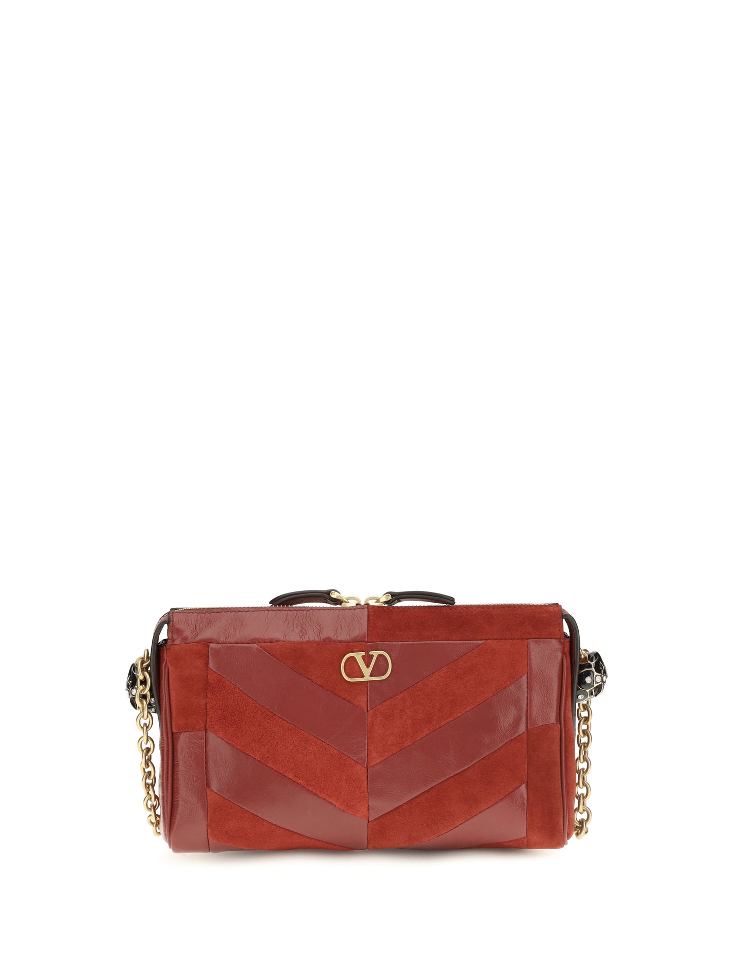 Valentino Garavani Women Panthea Shoulder Bag Chevron Pattern VALENTINO GARAVANI