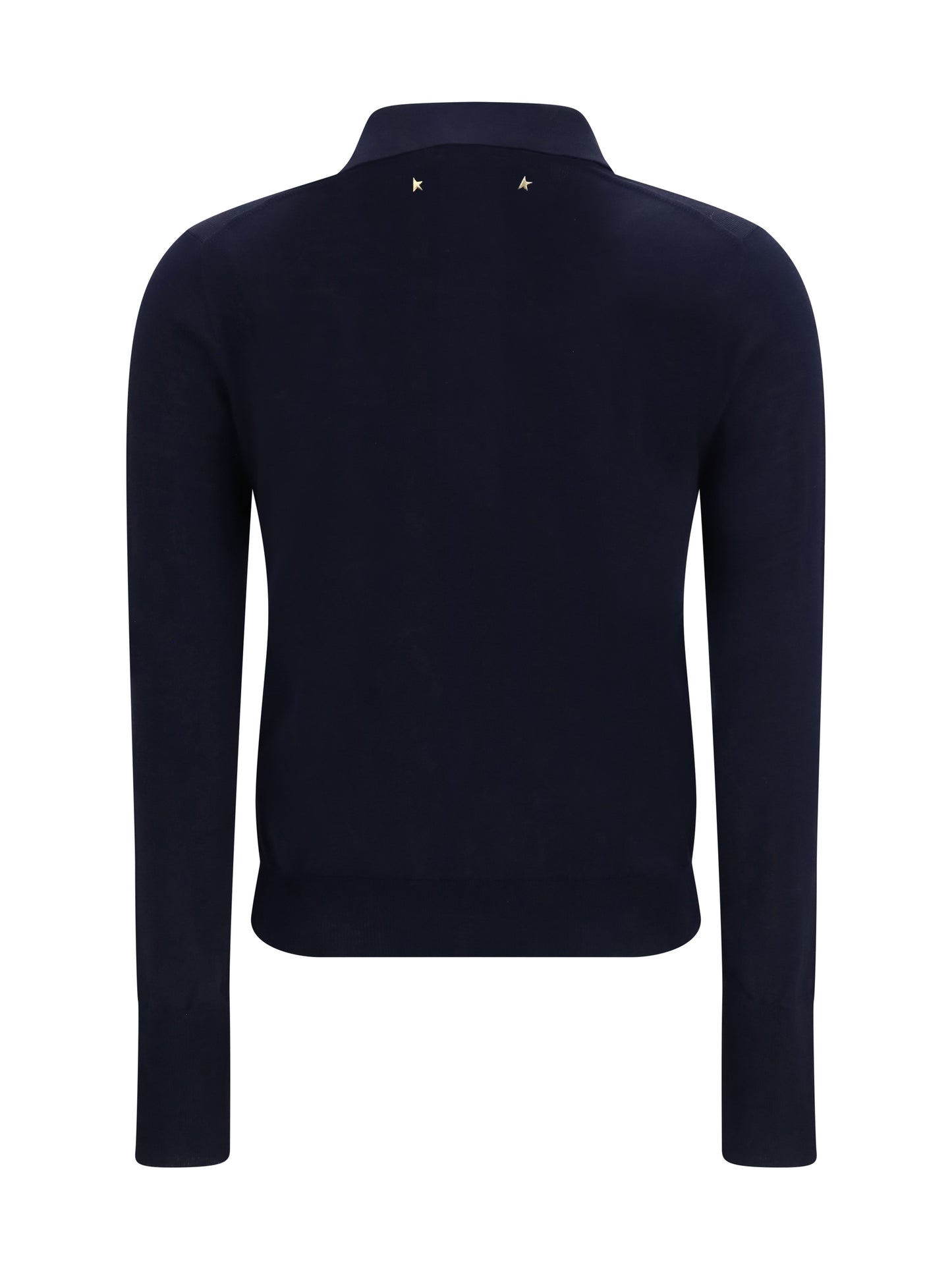 Golden Goose Women Long Sleeve Merino Wool Polo GOLDEN GOOSE