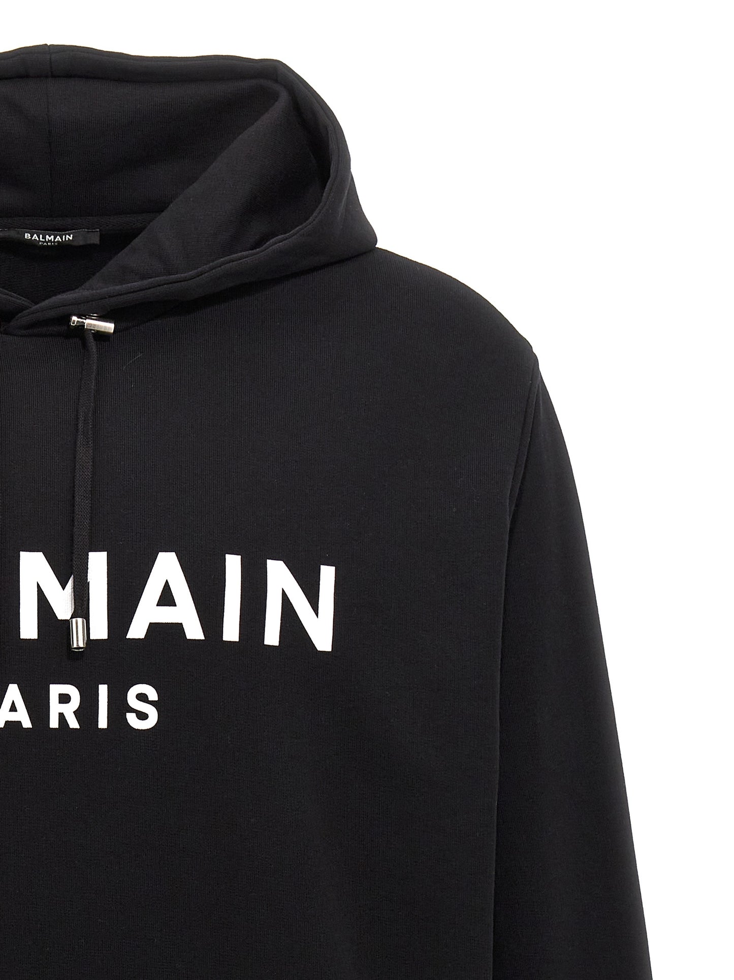 Balmain Men Logo Print Hoodie BALMAIN