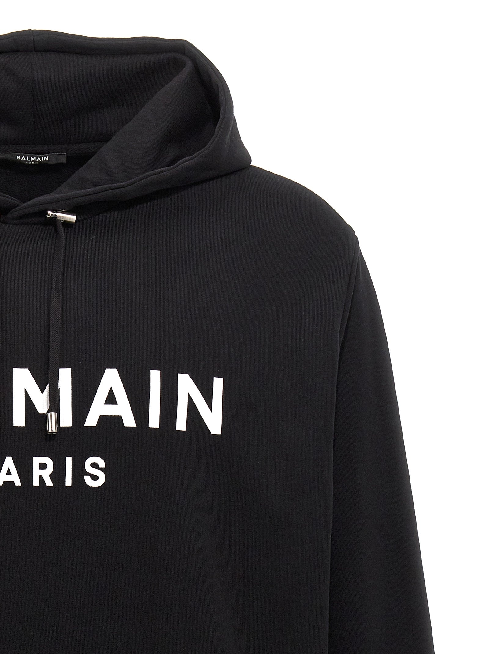 Balmain Men Logo Print Hoodie BALMAIN