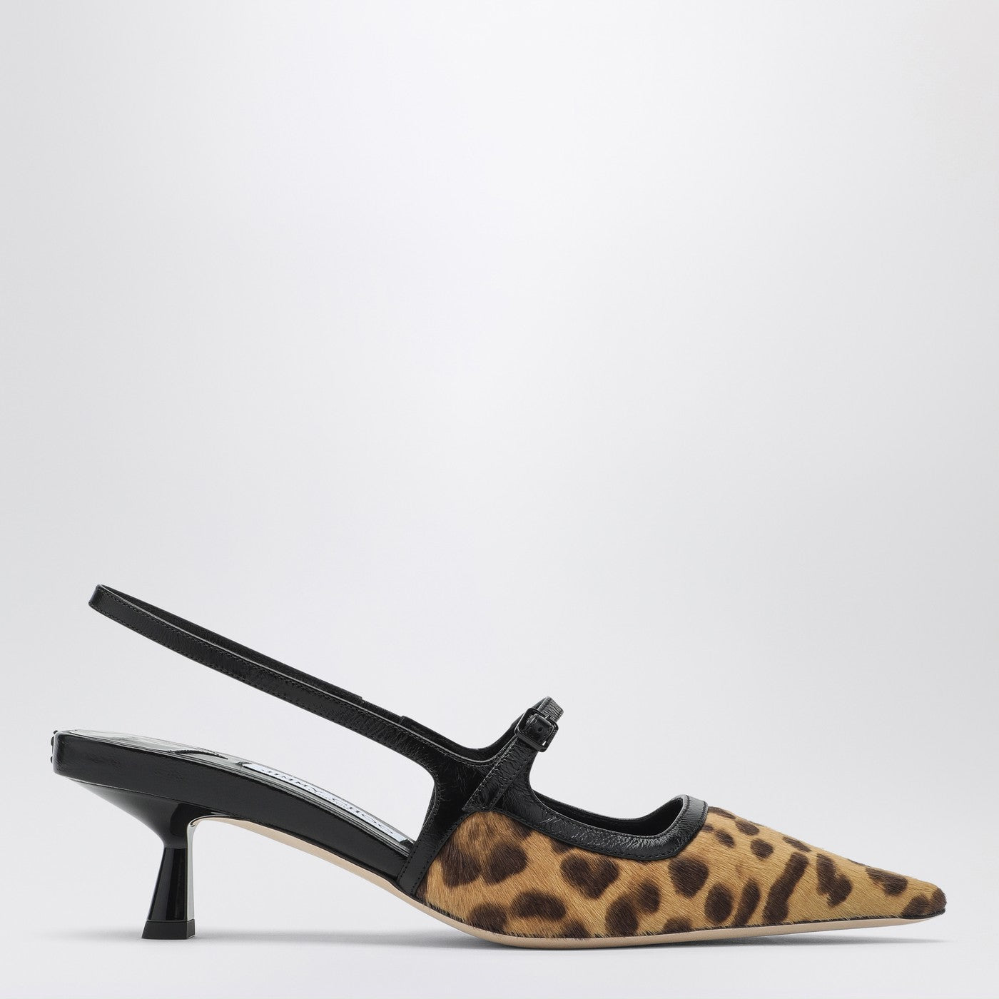 Jimmy Choo Didi 45 Slingback In Leopard Print Pony Skin Women JIMMY CHOO