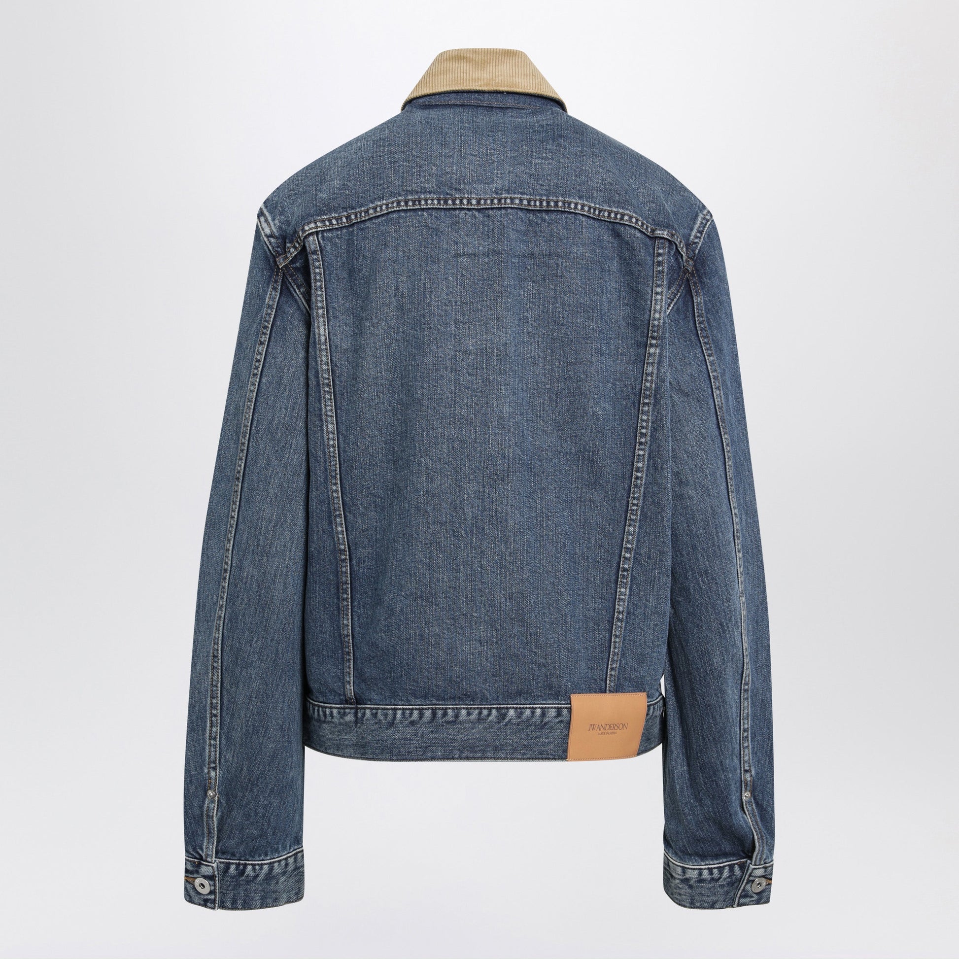 Jw Anderson Denim Jacket In Mid Blue Cotton Women J.W. ANDERSON