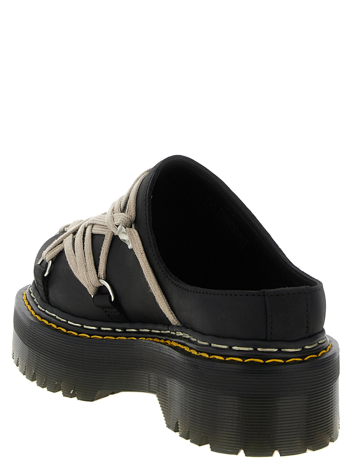 Rick Owens Men 'Quadsolemegalace®' Mules Dr.Martens X Rickowens RICK OWENS