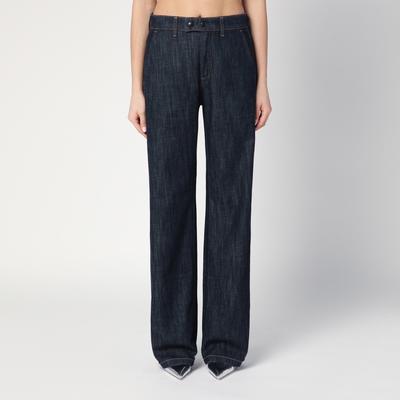 Department 5 Straight-Leg Mouning Dark Blue Jeans Women DEPARTMENT 5