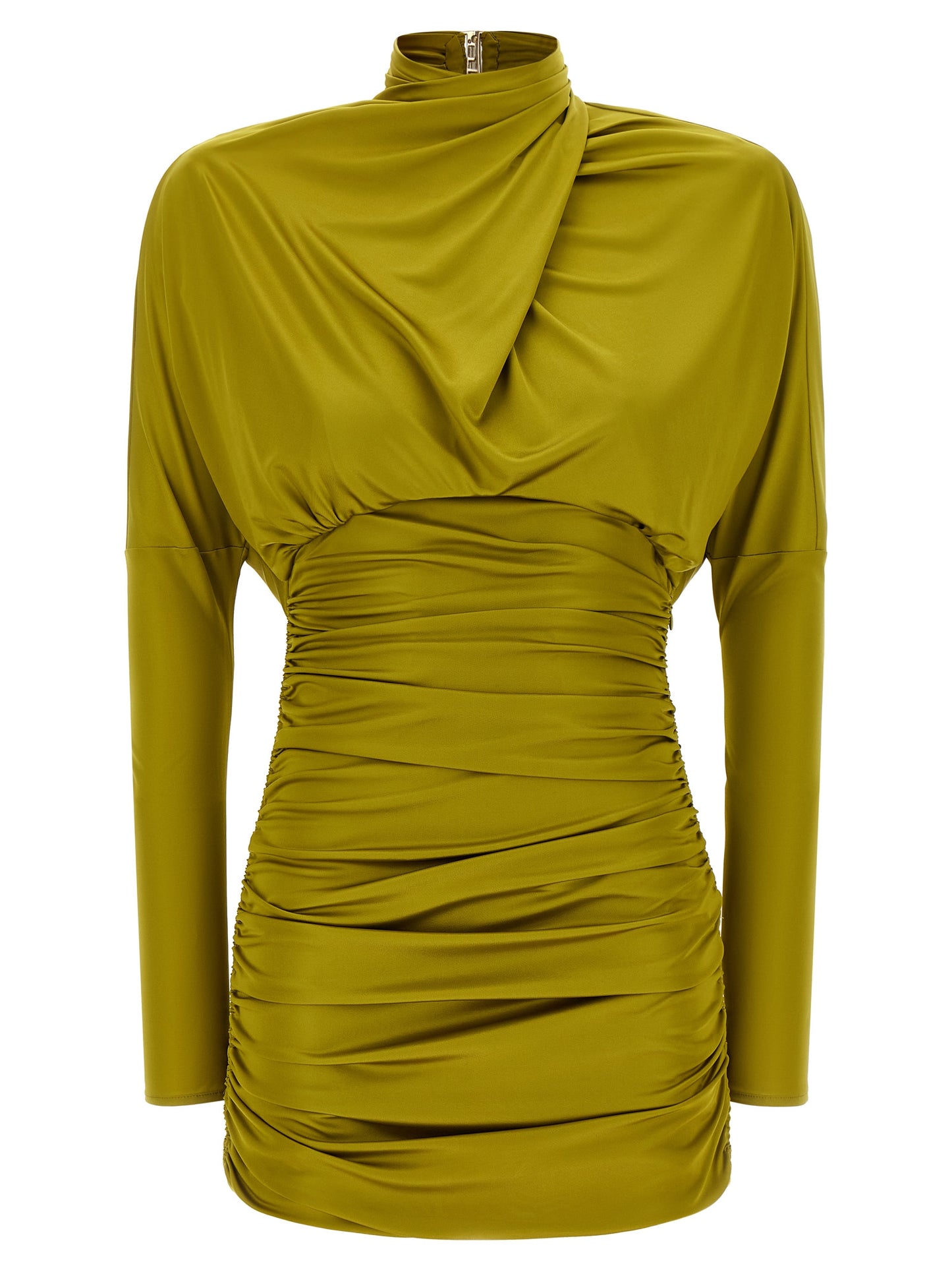 Balmain Women Draped Mini Dress BALMAIN