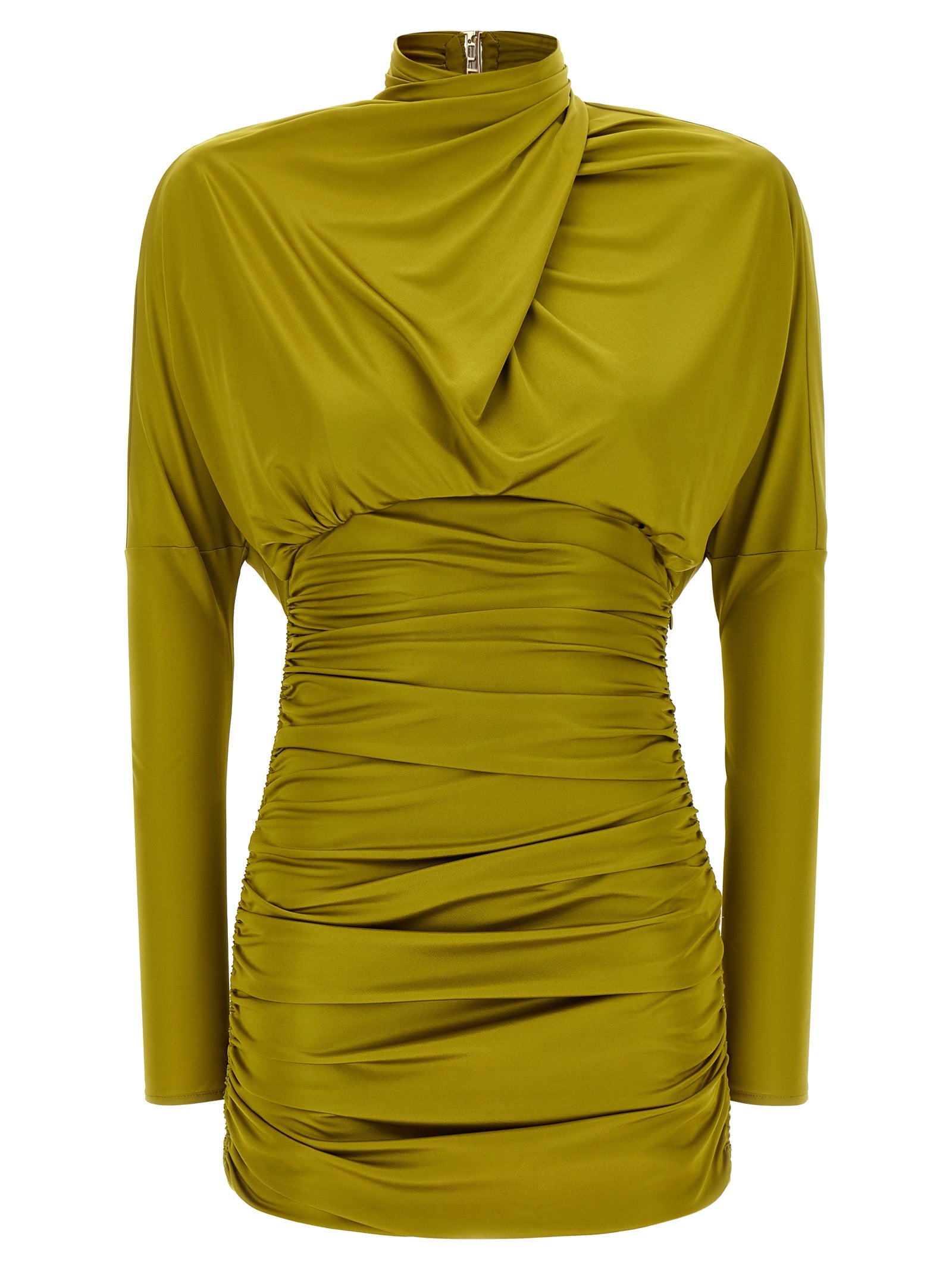 Balmain Women Draped Mini Dress BALMAIN