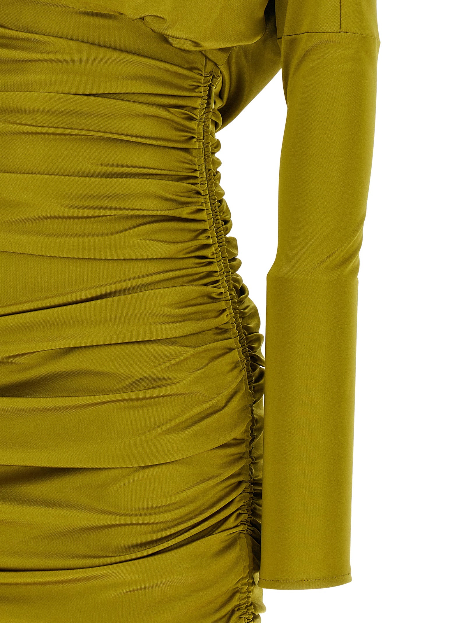 Balmain Women Draped Mini Dress BALMAIN