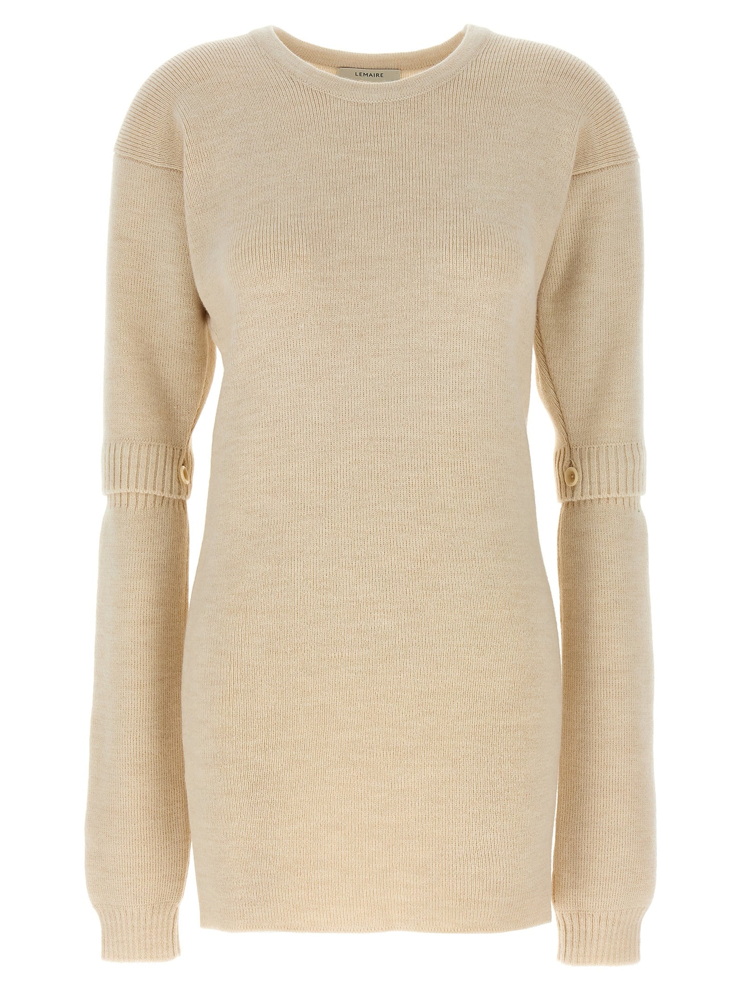 Lemaire Women Knitted Dress With Removable Sleeves LEMAIRE