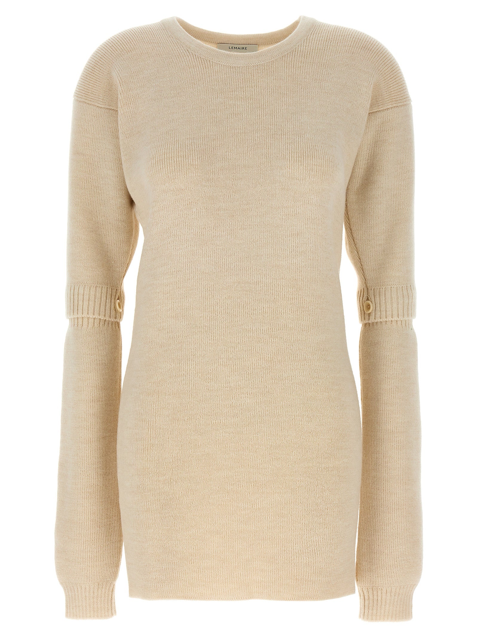 Lemaire Women Knitted Dress With Removable Sleeves LEMAIRE