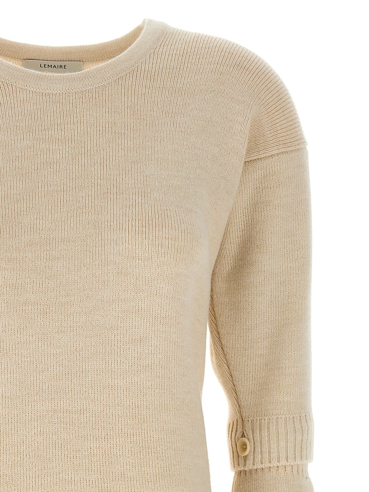 Lemaire Women Knitted Dress With Removable Sleeves LEMAIRE