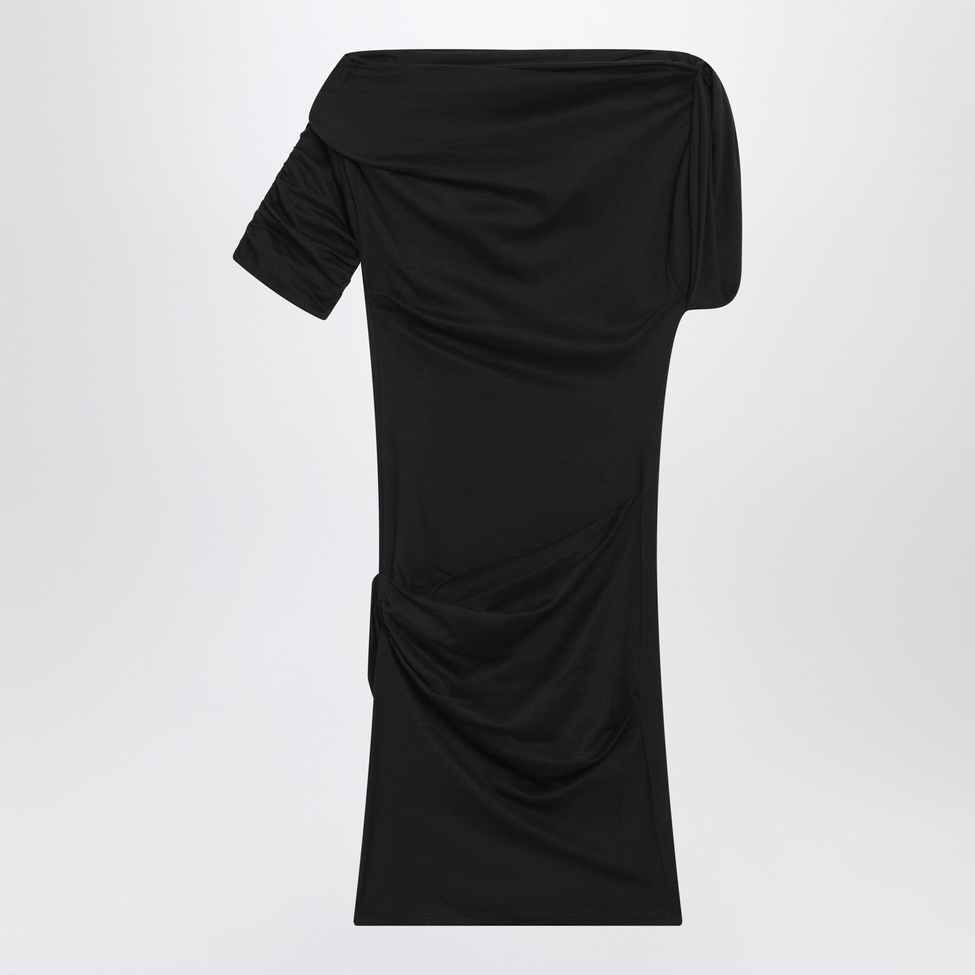 Jacquemus Black Drapeado Mini Dress Women JACQUEMUS