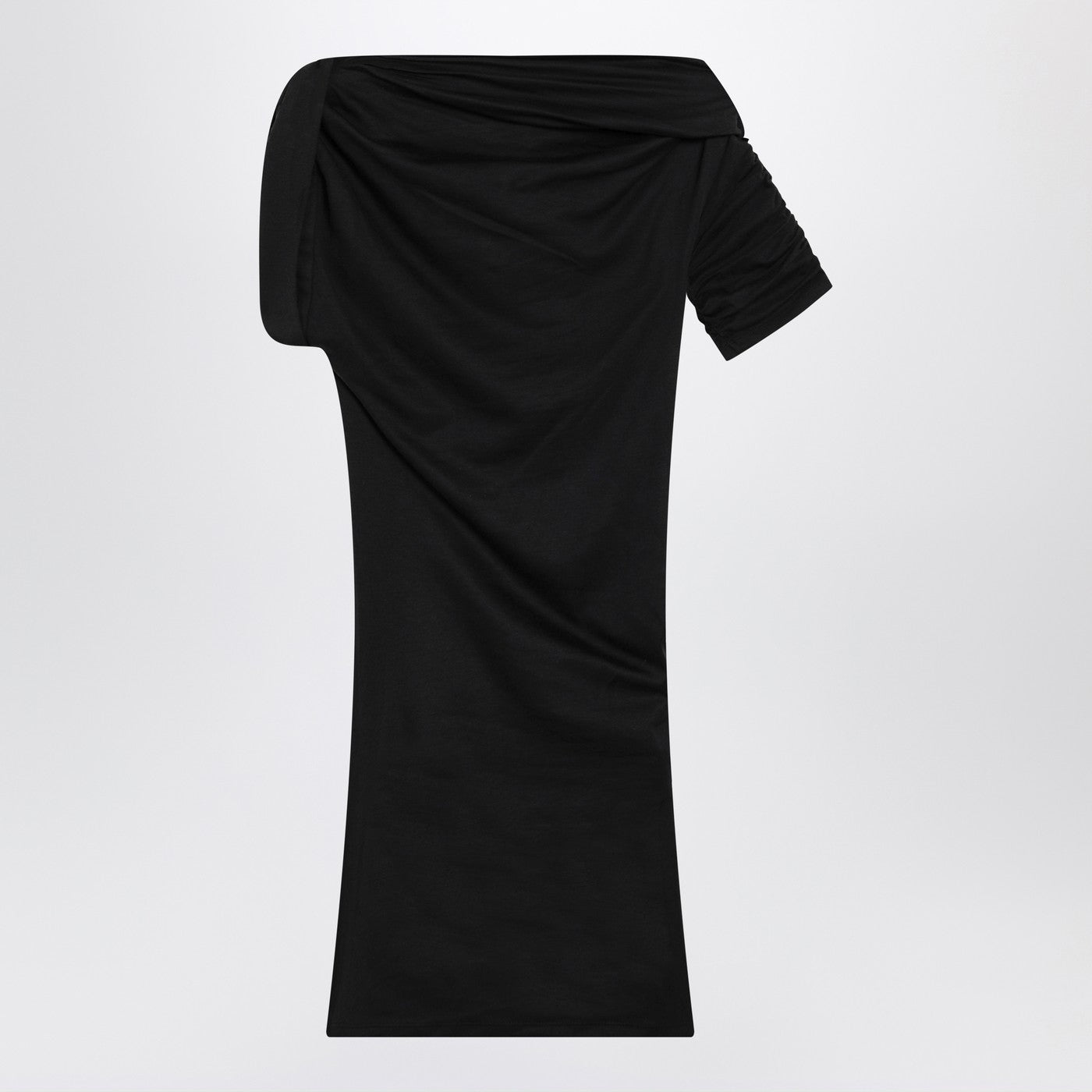 Jacquemus Black Drapeado Mini Dress Women JACQUEMUS