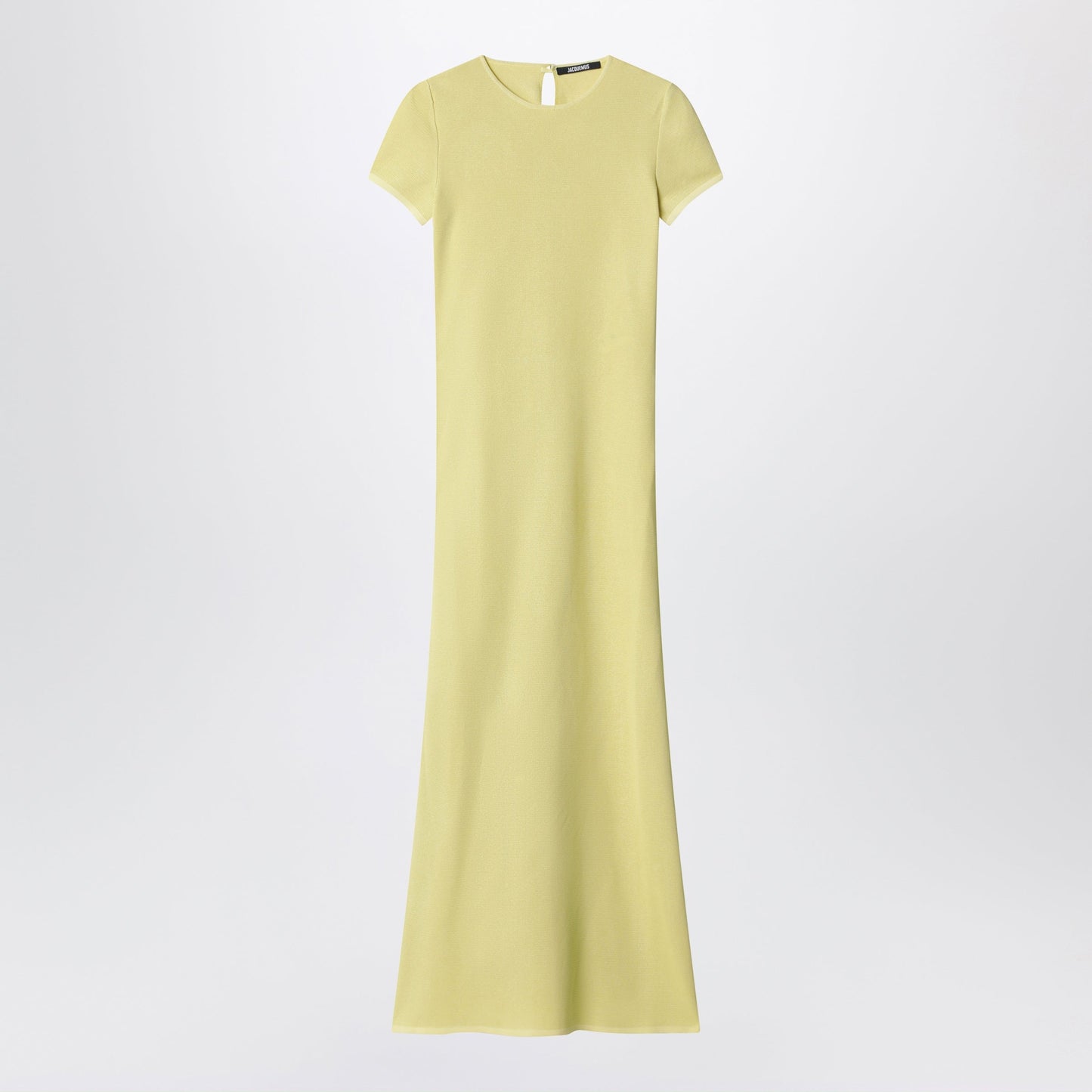 Jacquemus Maxi Dress La Robe Maille In Yellow Knit Women JACQUEMUS