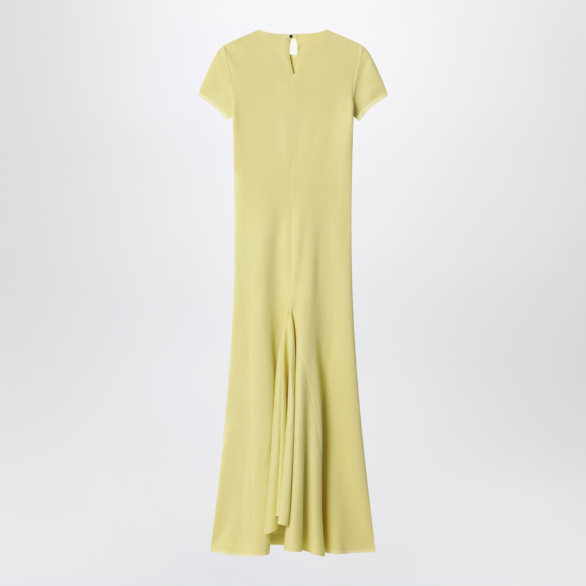 Jacquemus Maxi Dress La Robe Maille In Yellow Knit Women JACQUEMUS