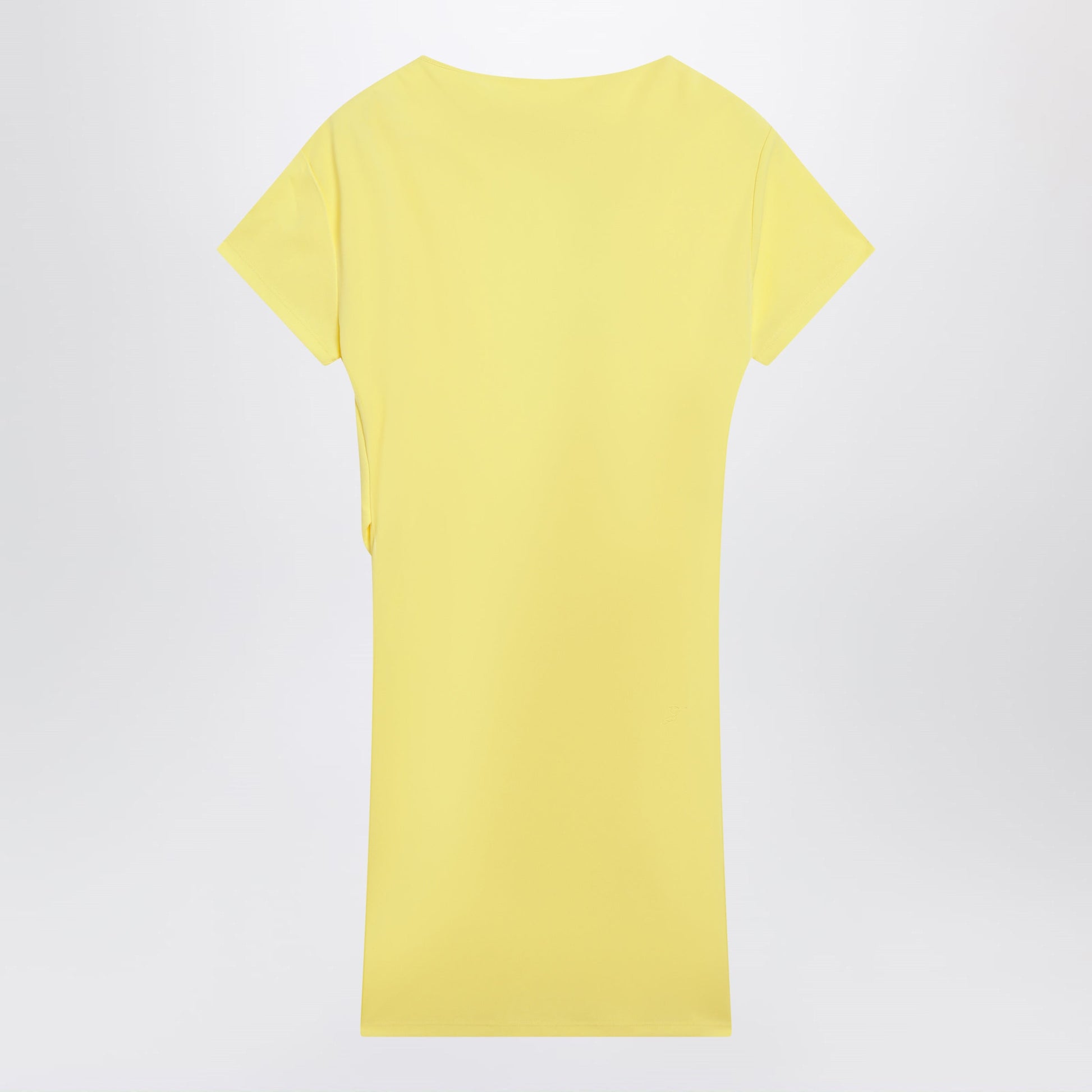 Jacquemus Yellow Mistral Viscose Jersey Dress Women JACQUEMUS