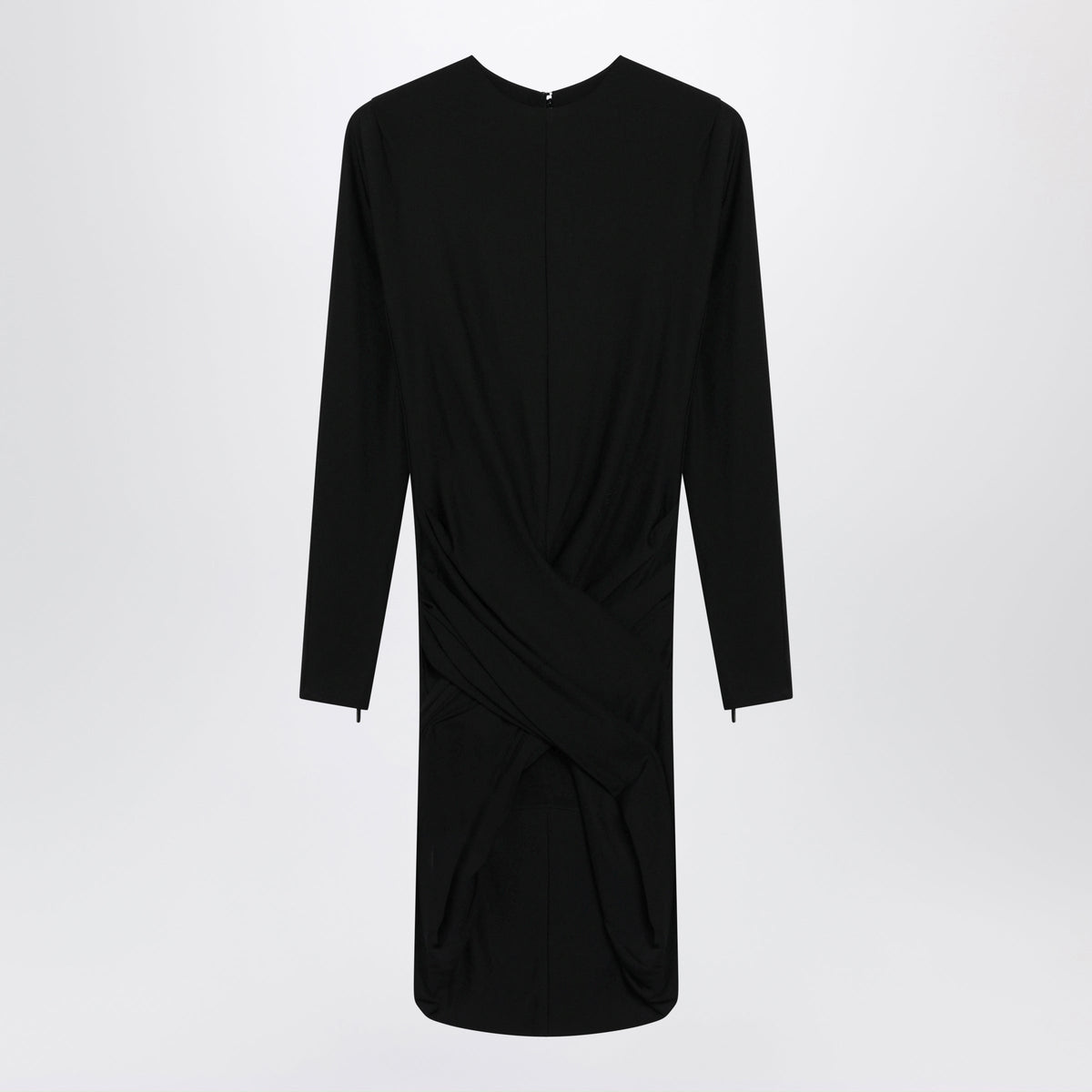 Jacquemus Black Draped Mini Dress Women JACQUEMUS