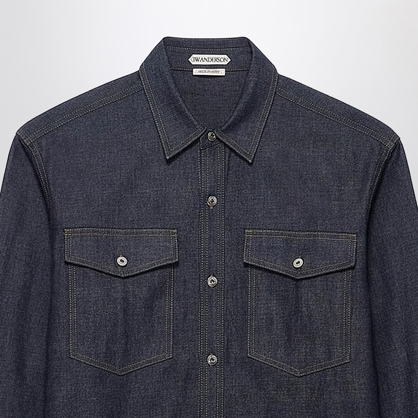 Jw Anderson Indigo Oversized Denim Shirt Women J.W. ANDERSON